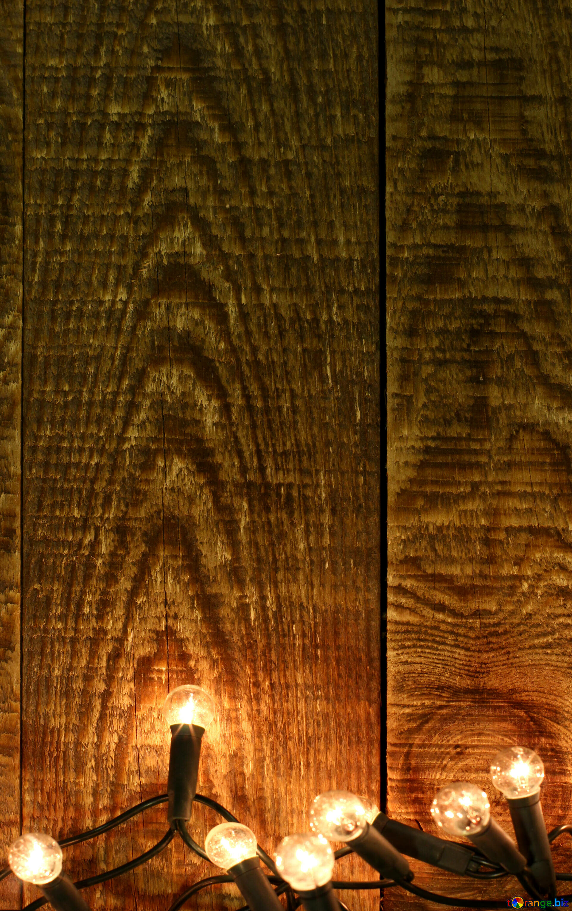 Garland: New year, Wooden wall, Illumination. 1920x3060 HD Wallpaper.