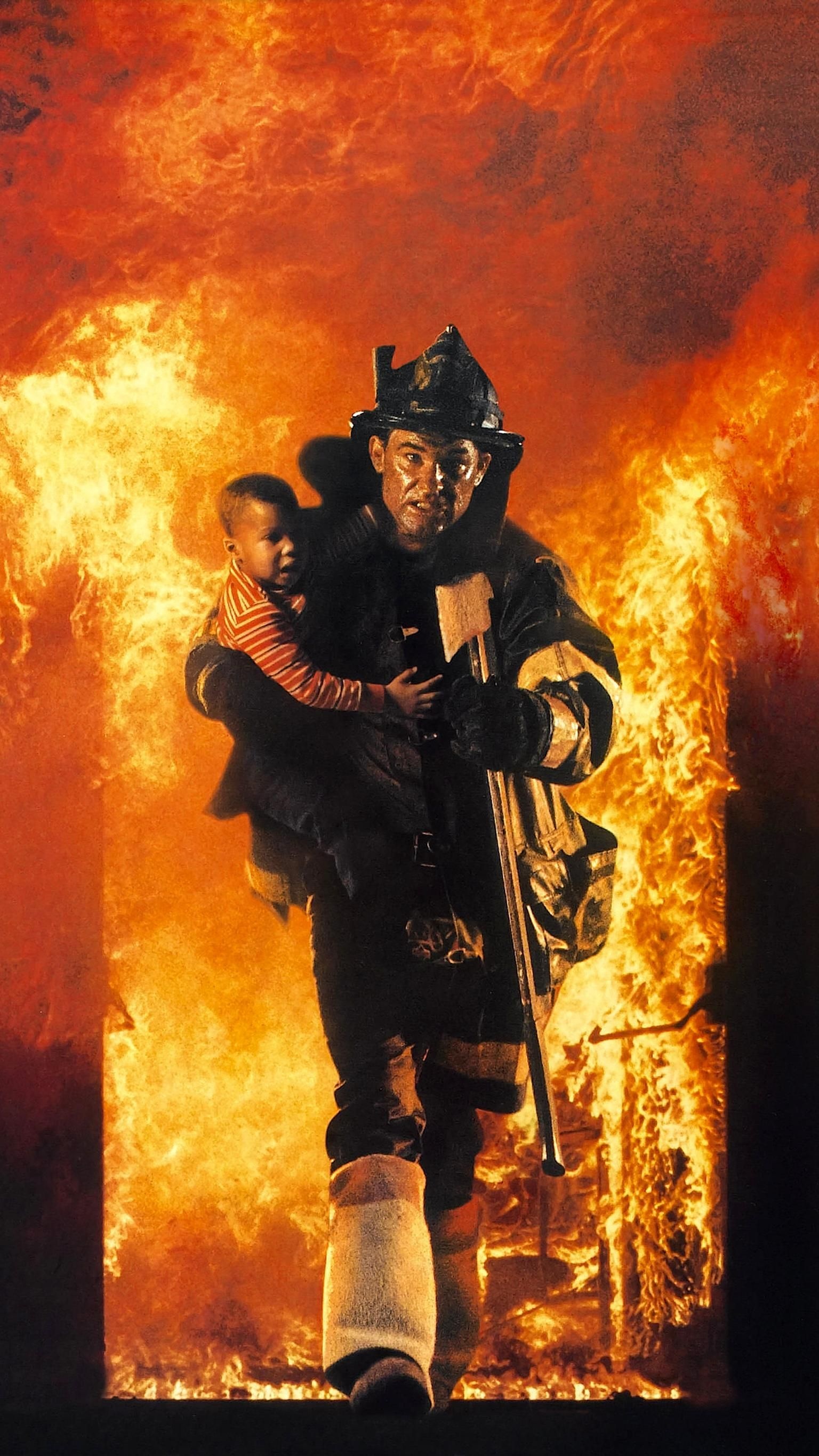 Backdraft movie wallpaper, Thrilling firefighting, Heat and flames, Action-packed scenes, 1540x2740 HD Phone