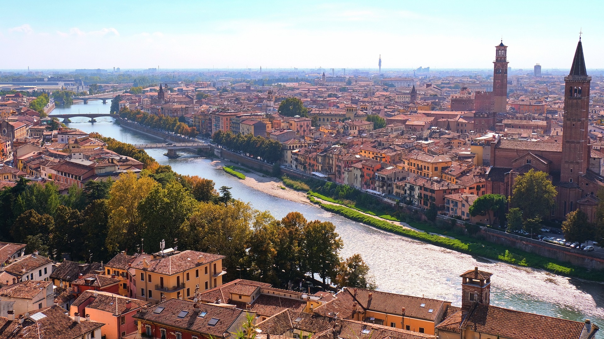 Verona Travels, Experience Italy's best, Beautiful Verona, Unforgettable moments, 1920x1080 Full HD Desktop