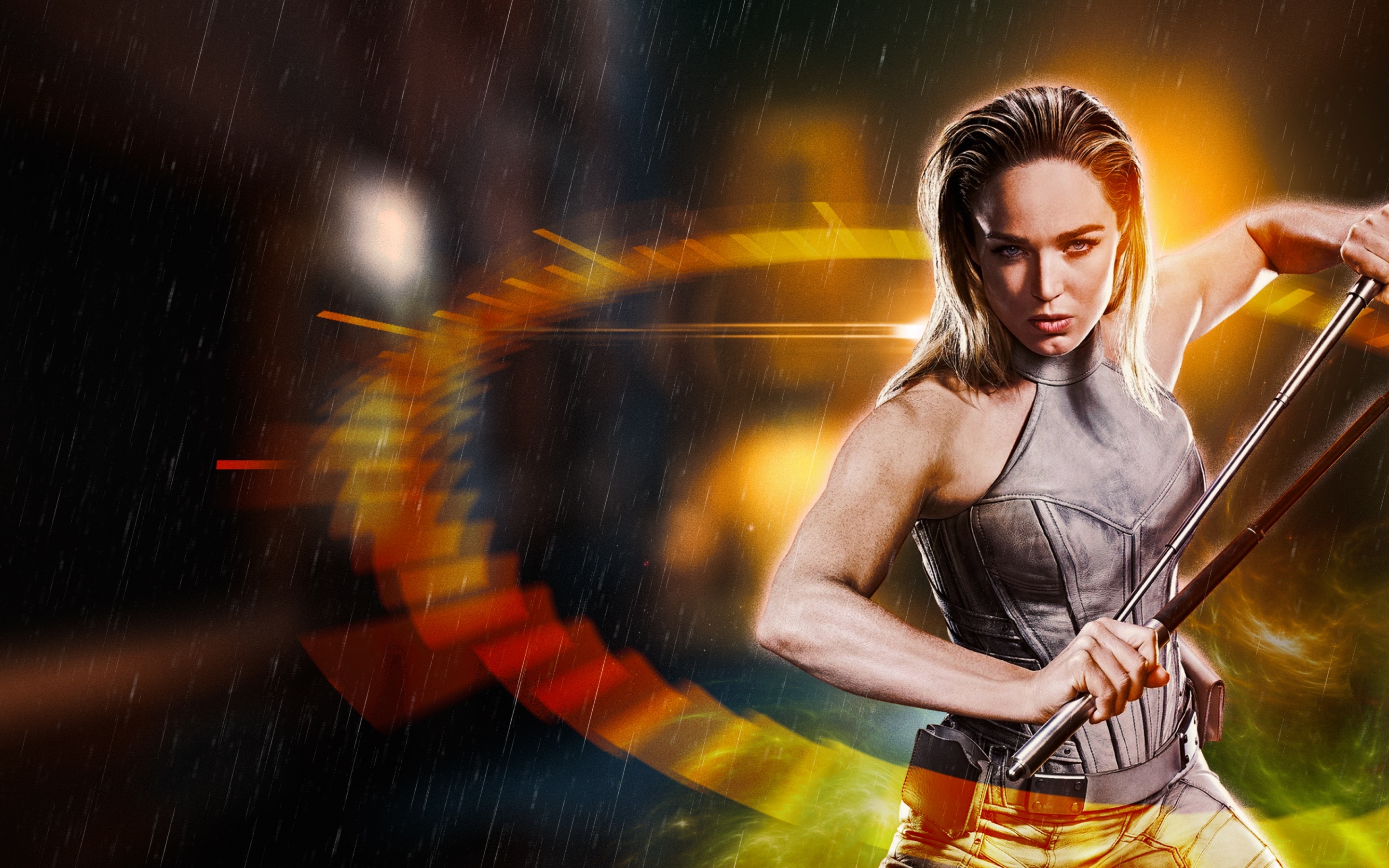 White Canary, Legends of Tomorrow, DC movies, 4K wallpapers, 2880x1800 HD Desktop