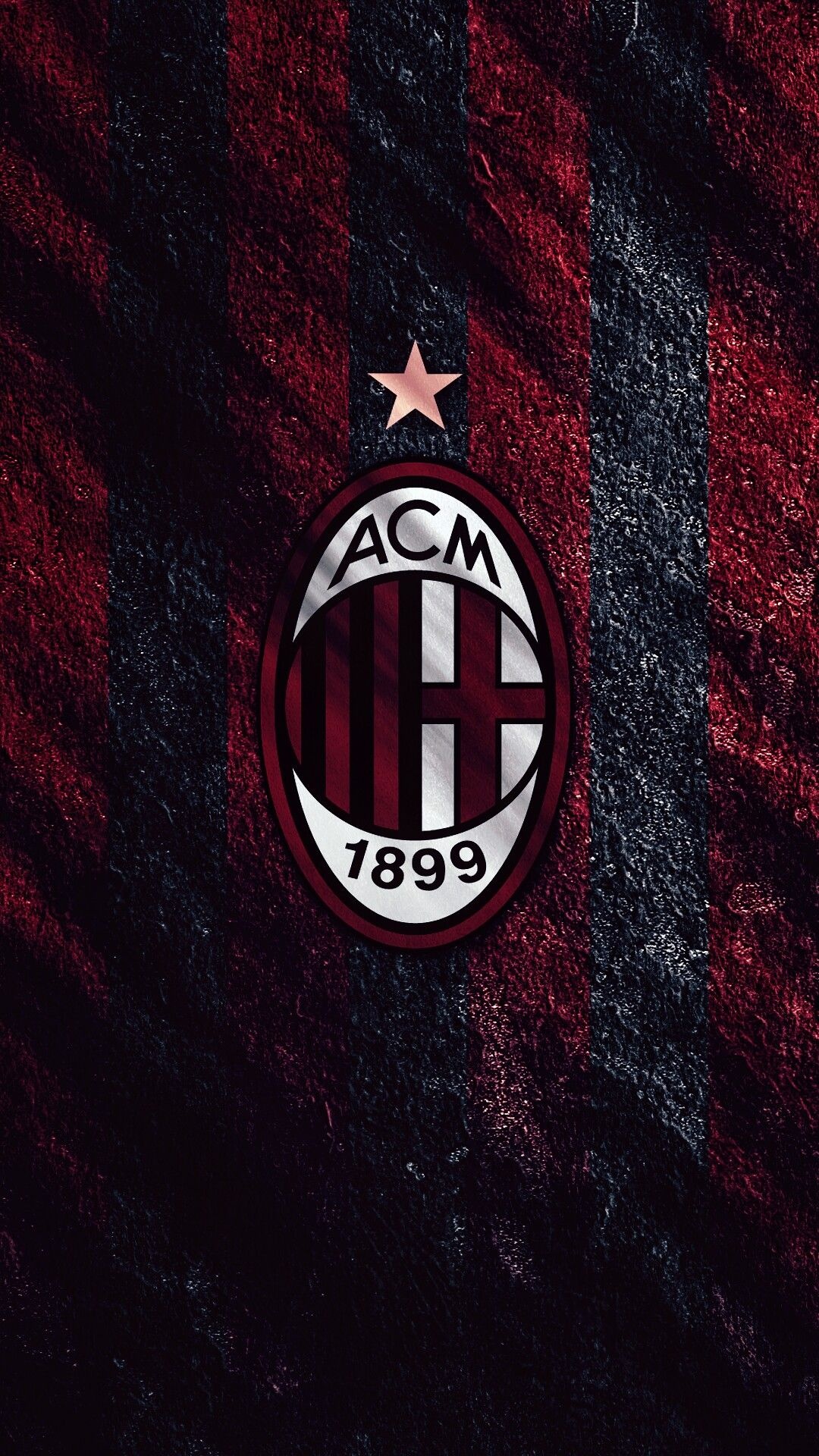 Logo AC Milan (Sports), Classic Milan wallpaper, AC Milan football, Premium HD wallpaper, 1080x1920 Full HD Phone