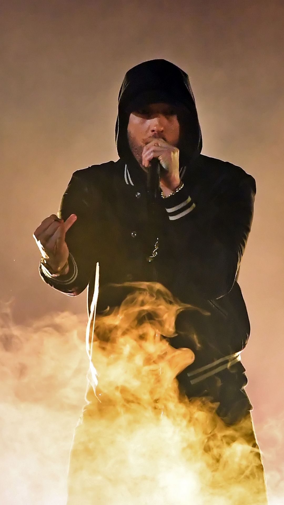 Eminem: Considered one of the greatest and most influential artists of all time. 1080x1920 Full HD Background.