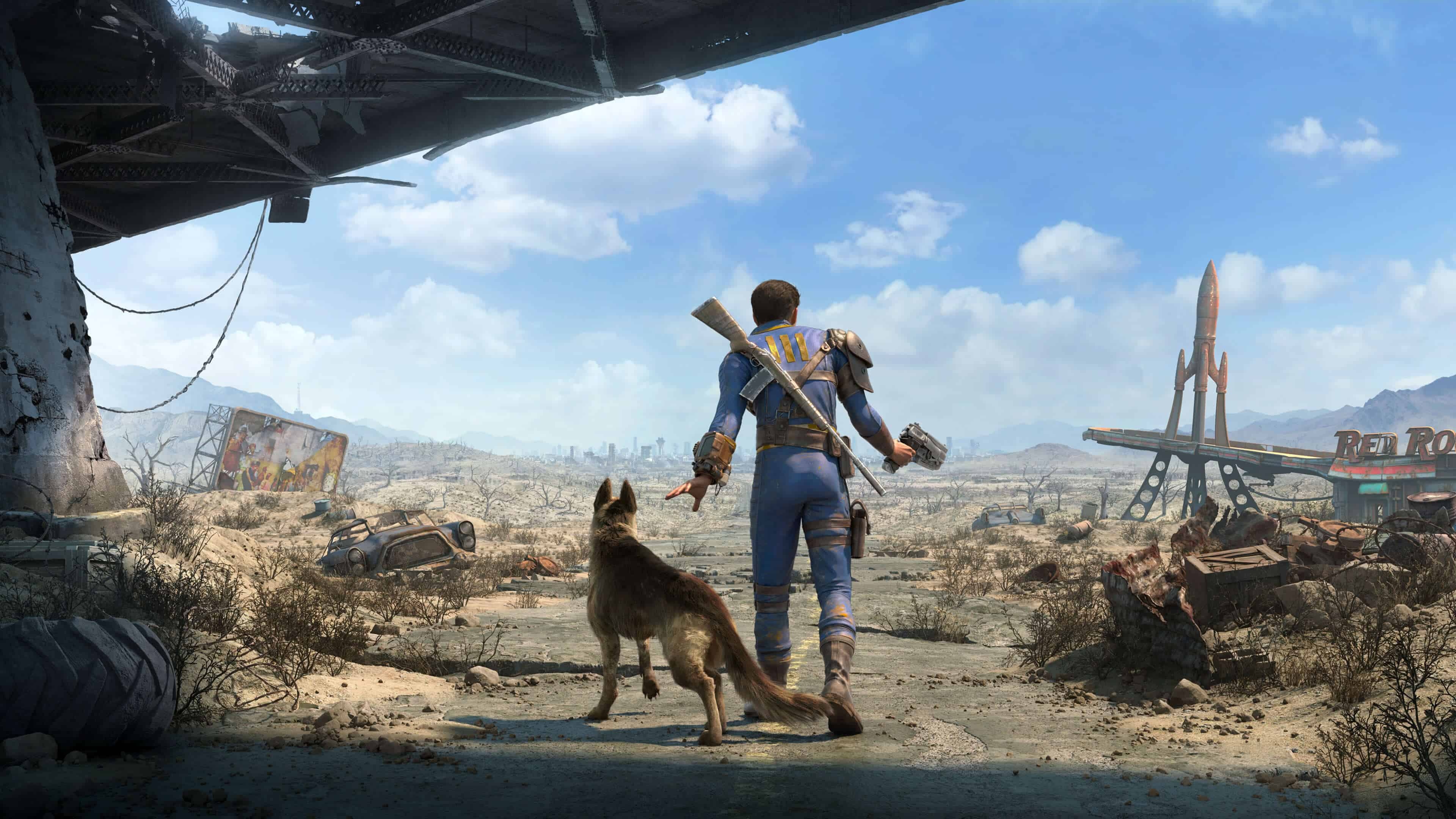 Bethesda, Gaming studio, Fallout 4, Post-apocalyptic wasteland, 3840x2160 4K Desktop