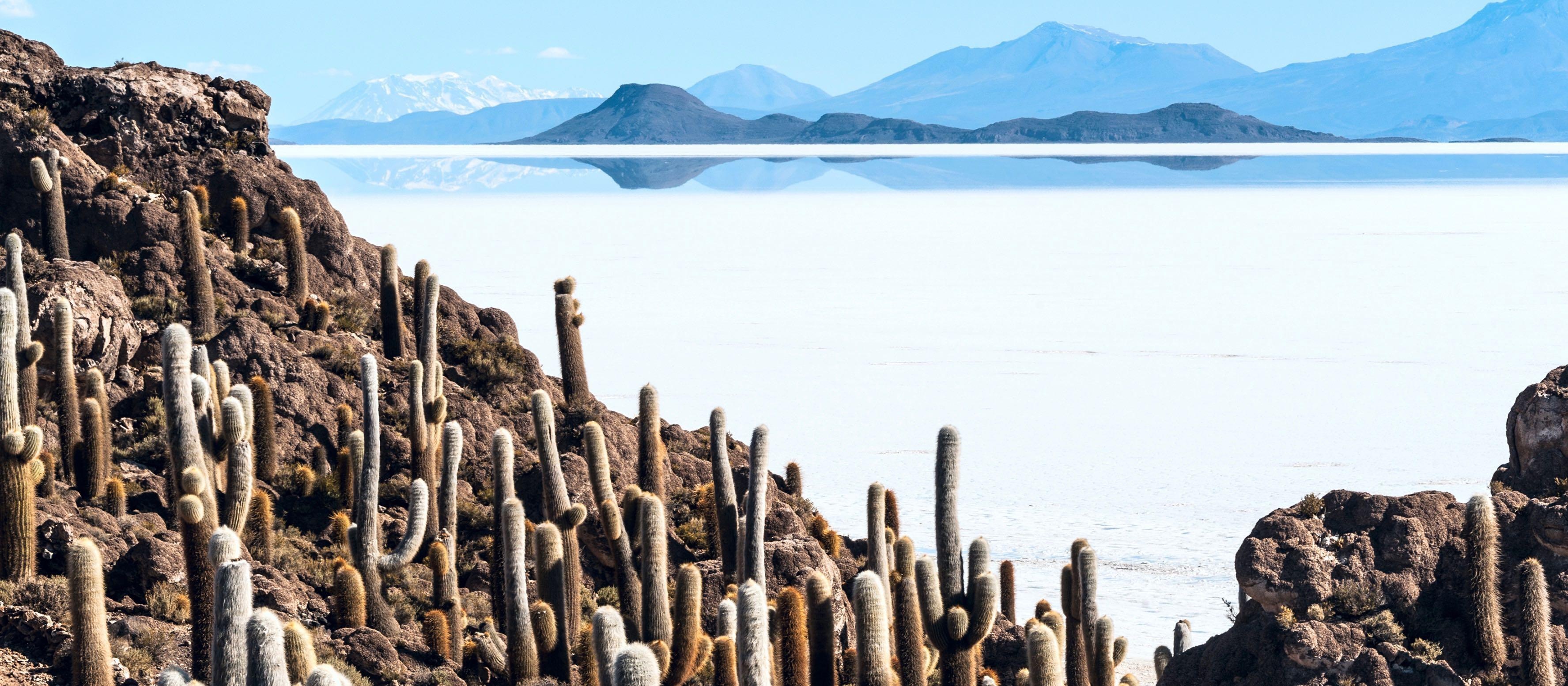 Salar De Uyuni, Bolivia, Salt flat tours, Online booking, 3560x1560 Dual Screen Desktop