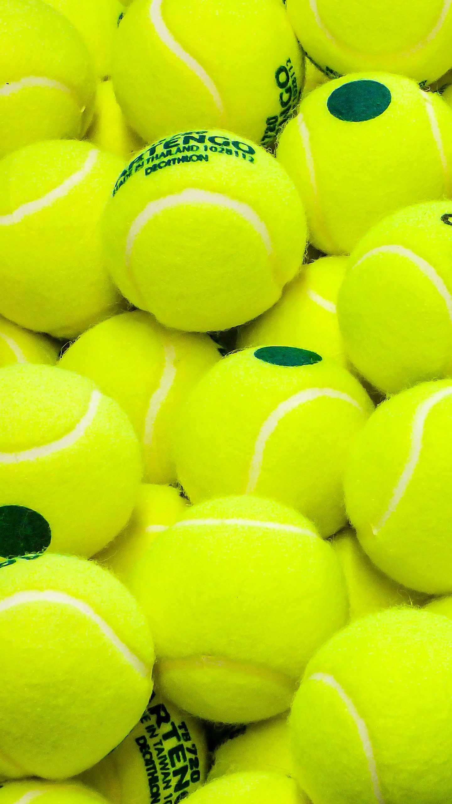 Tennis ball, Sports, Recreation, Outdoor, 1440x2560 HD Handy