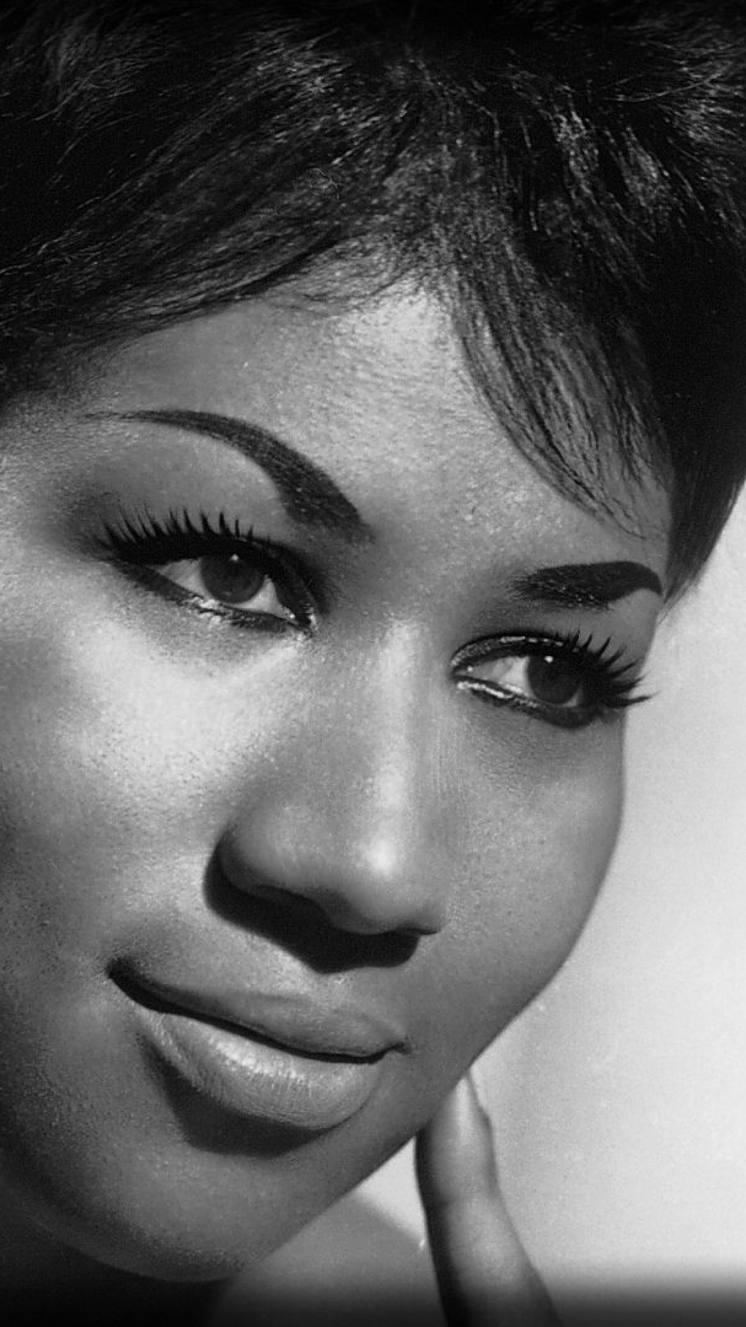 Aretha Franklin, Music, Download wallpaper, Face, 1080x1920 Full HD Phone