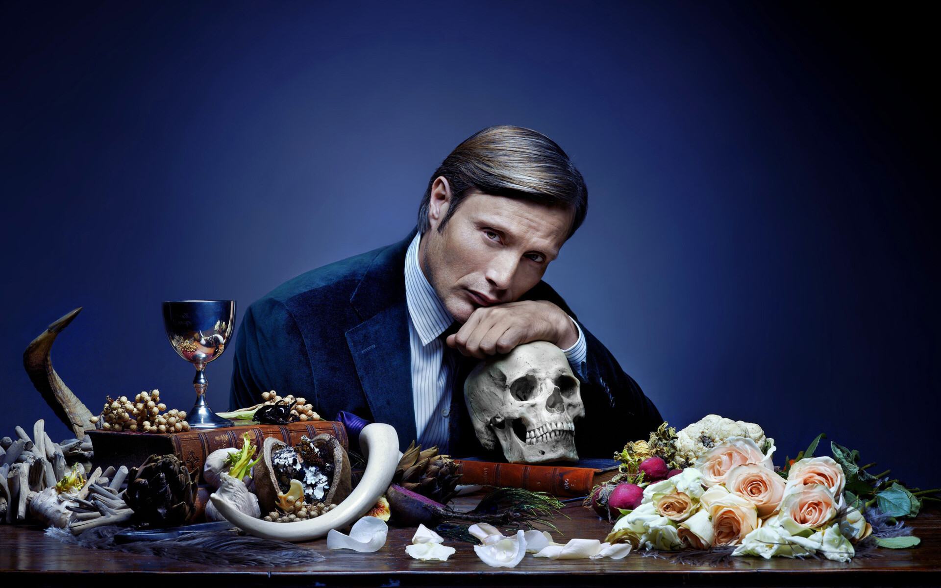Hannibal (TV Series): The third and final season won the inaugural Saturn Award for Best Action-Thriller Television Series. 1920x1200 HD Background.