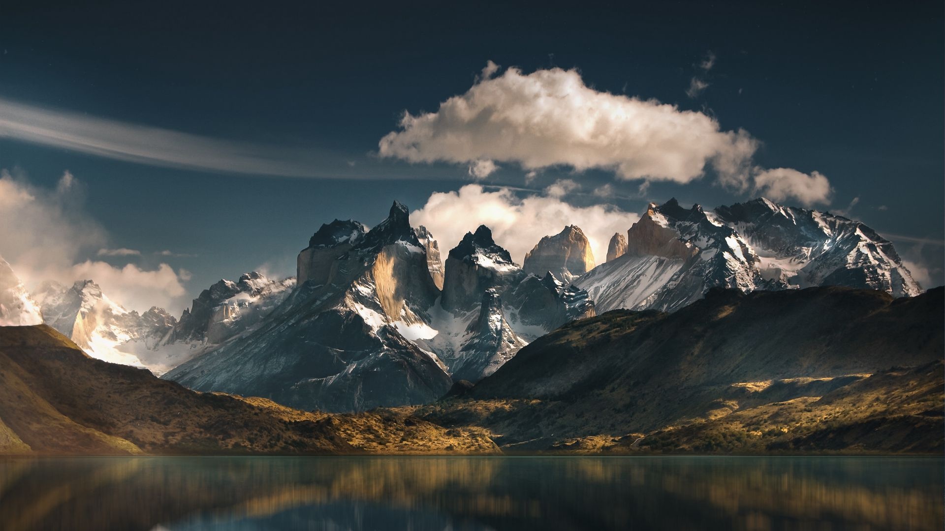 Malerische Torres Del Paine-Tapeten, 1920x1080 Full HD Desktop