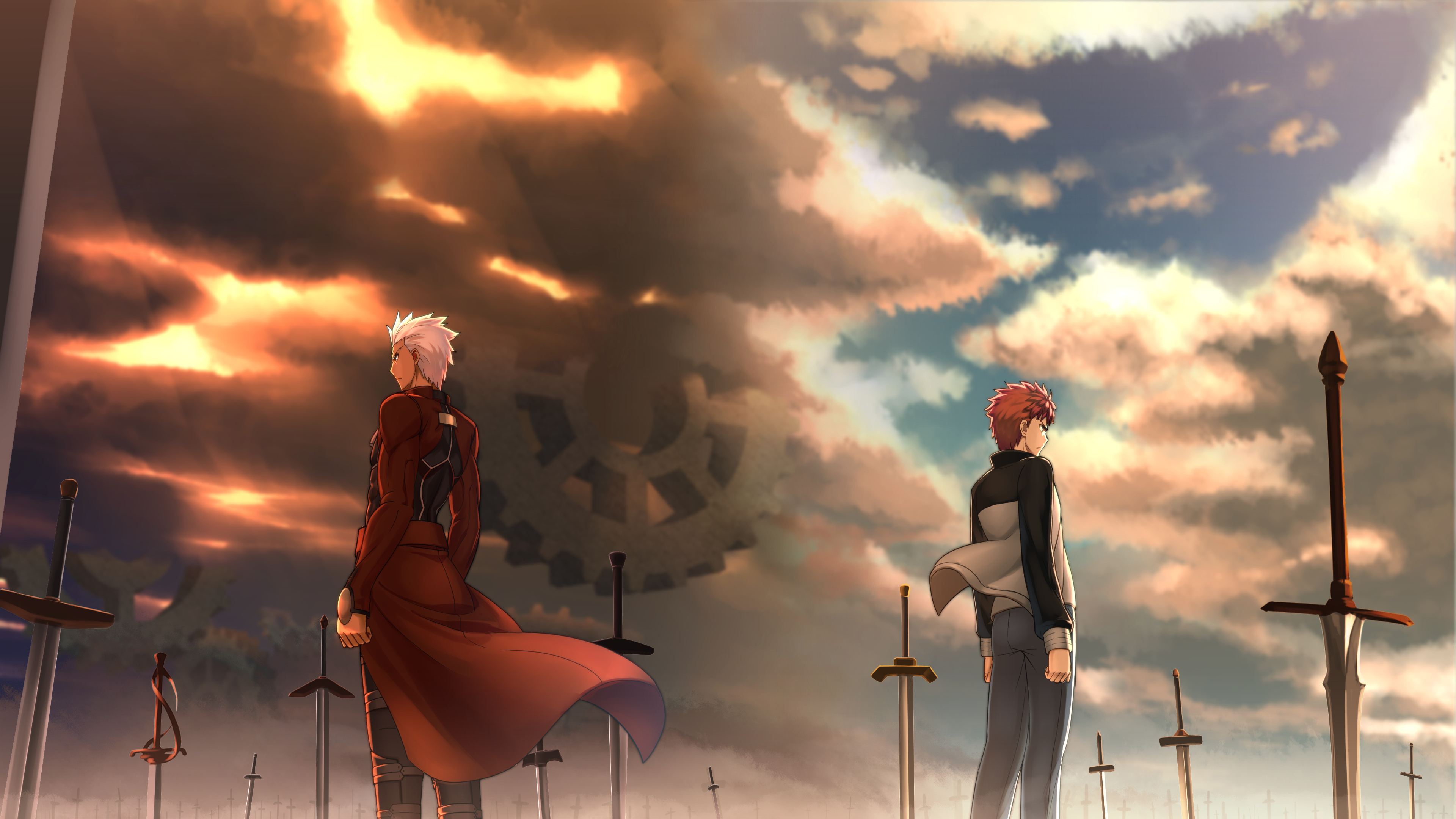 Fate/stay night, Unlimited Blade Works, HD wallpapers, Anime background, 3840x2160 4K Desktop