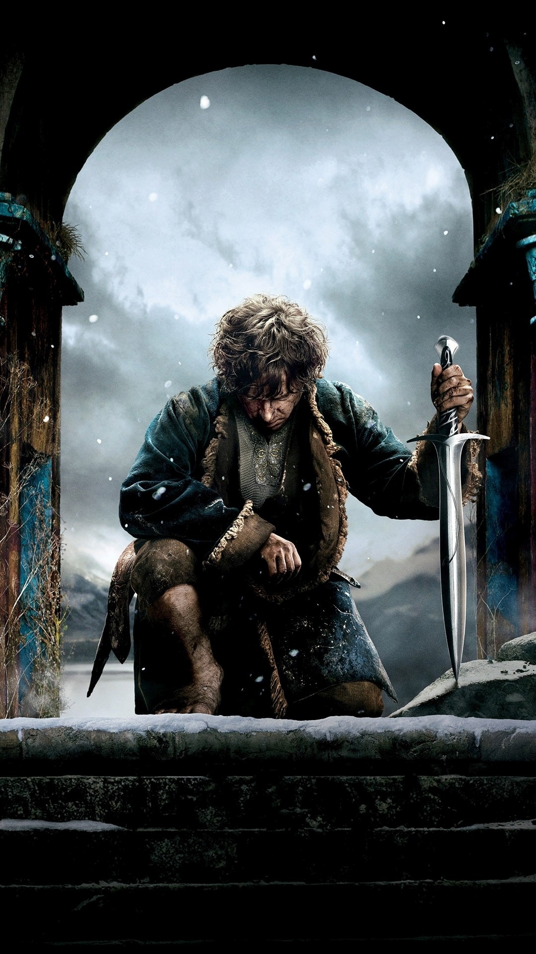 Bilbo Baggins character, Hobbit wallpaper, Mythical world, Android device, 1080x1920 Full HD Handy