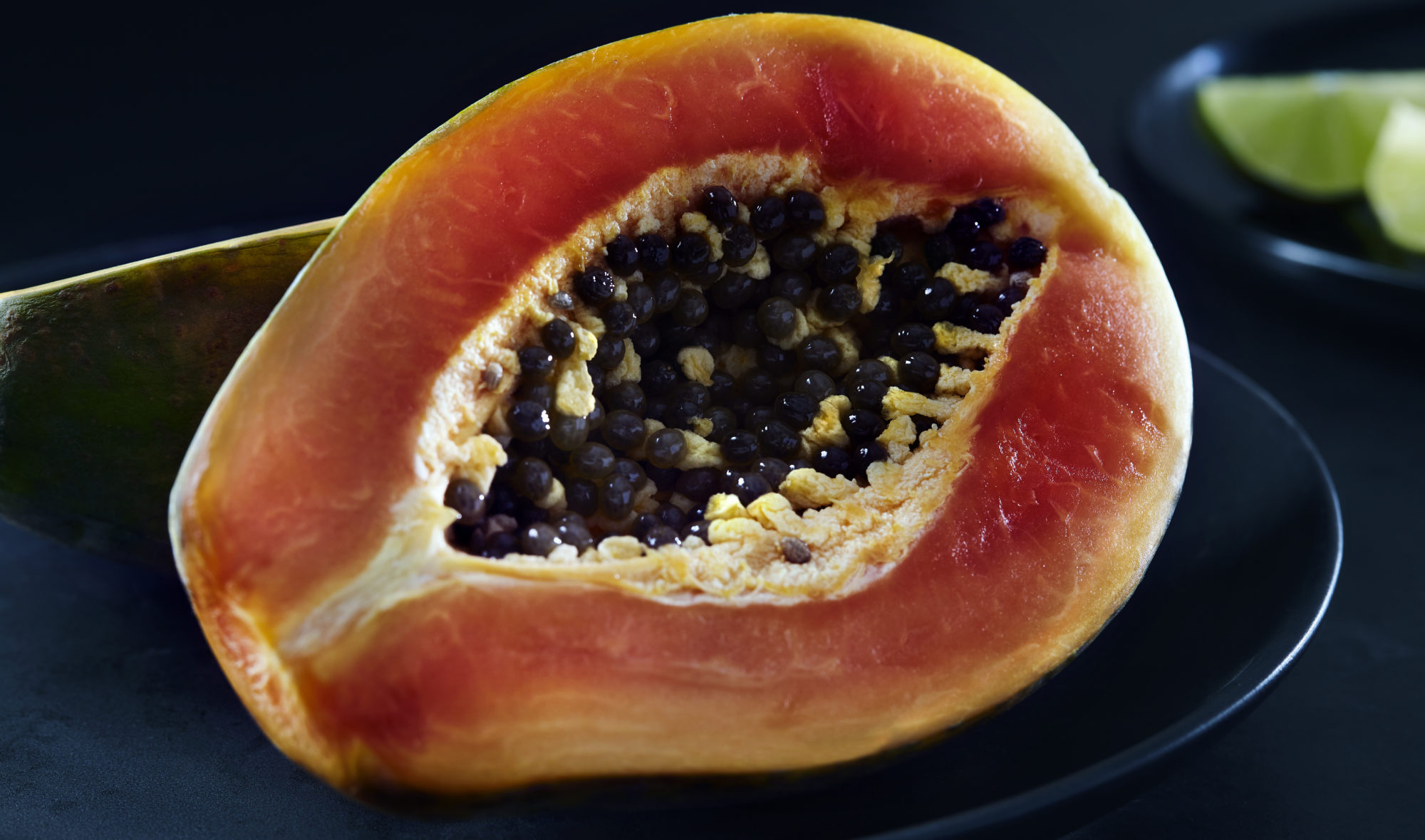 Papaya: Rich in vitamin C, vitamin A, antioxidants, and dietary fiber. 2000x1180 HD Wallpaper.