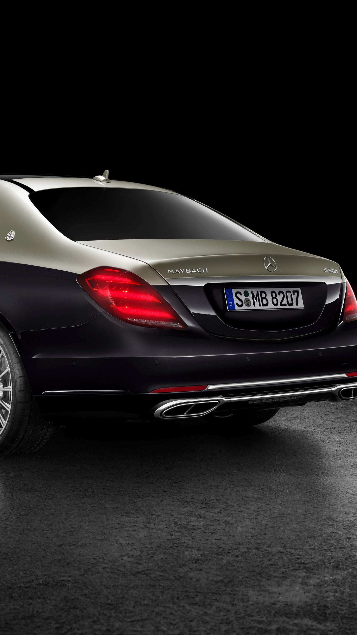 Mercedes-Benz Maybach, Auto, 2018 Rear, Luxury smartphones, 1440x2560 HD Handy