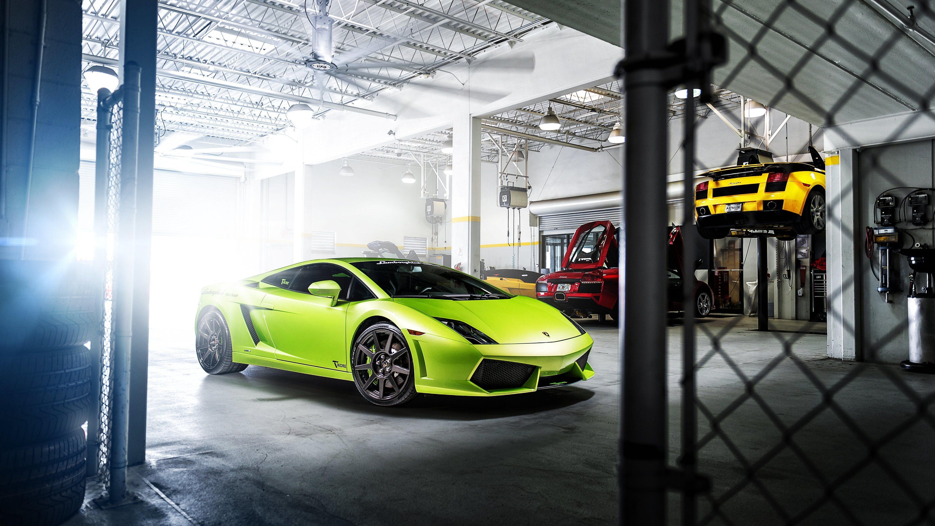 Green Lamborghini Gallardo, HD wallpapers, Cars wallpapers, 5K wallpapers, 3840x2160 4K Desktop