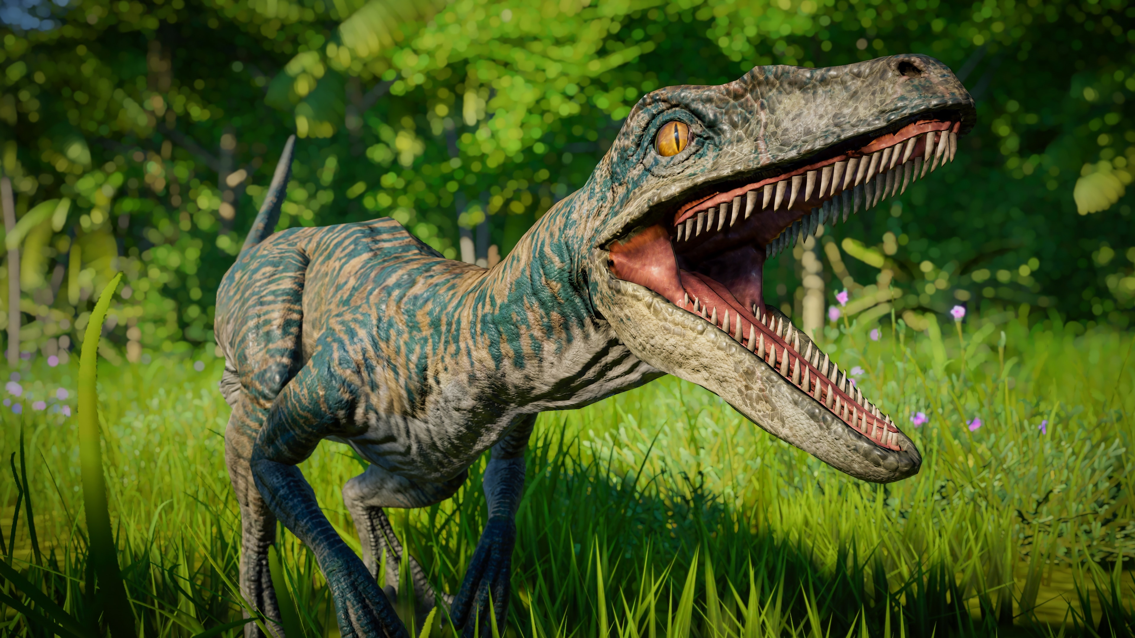 Jurassic World Evolution, Velociraptor aspect collection, Video game, Captivating gameplay, 3840x2160 4K Desktop