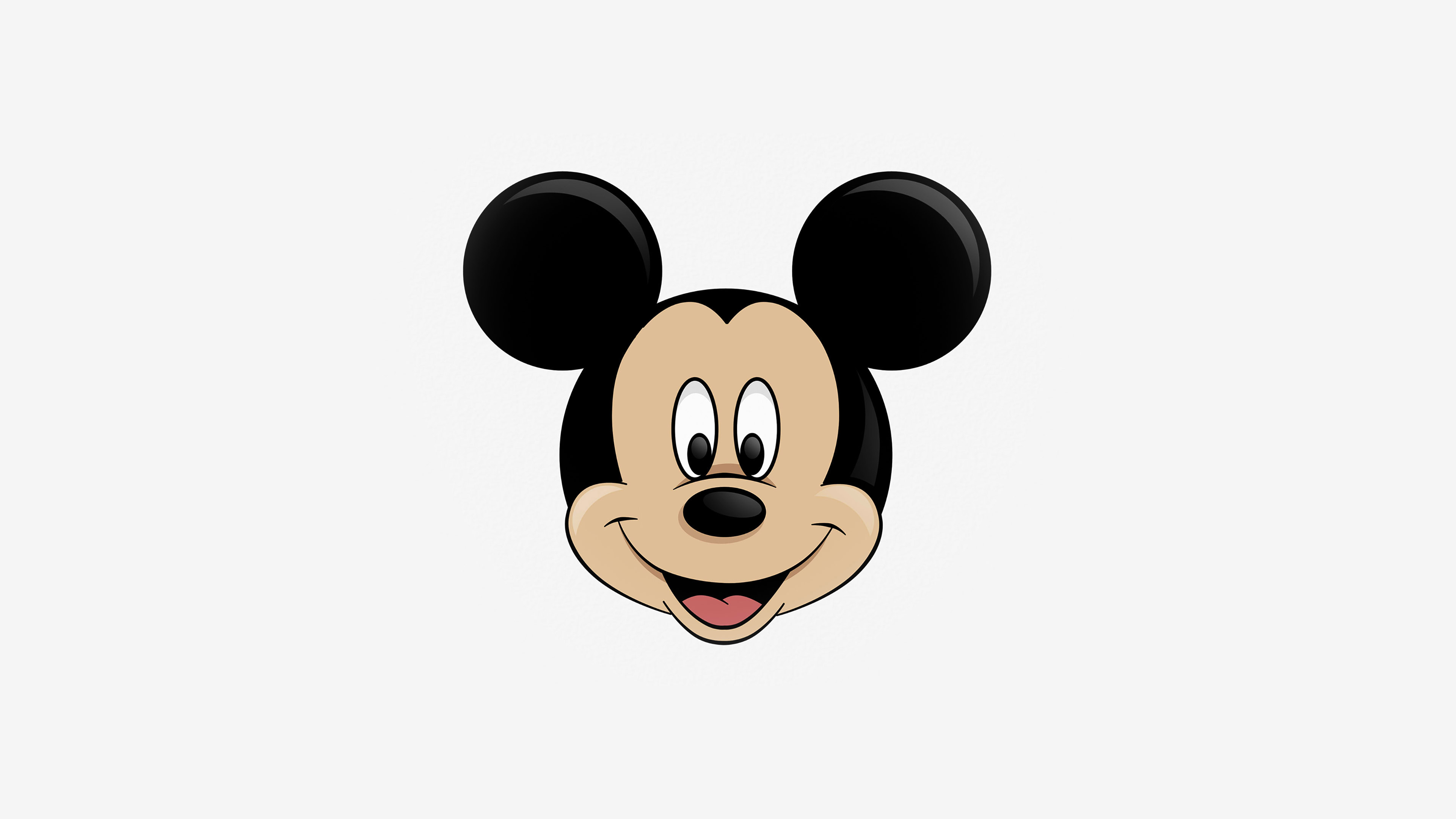 Wallpaper for desktop and laptop, Mickey Mouse logo, Disney-inspired design, 3840x2160 4K Desktop