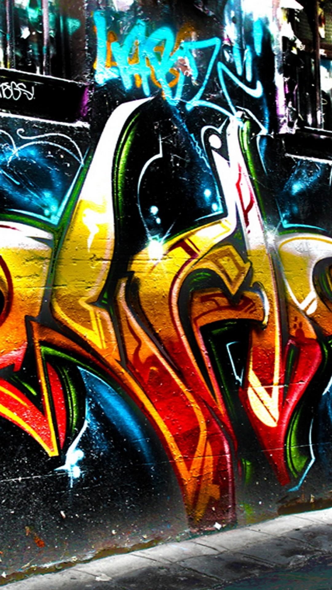 Hip-hop Graffiti, Android graffiti, 1080x1920 Full HD Handy