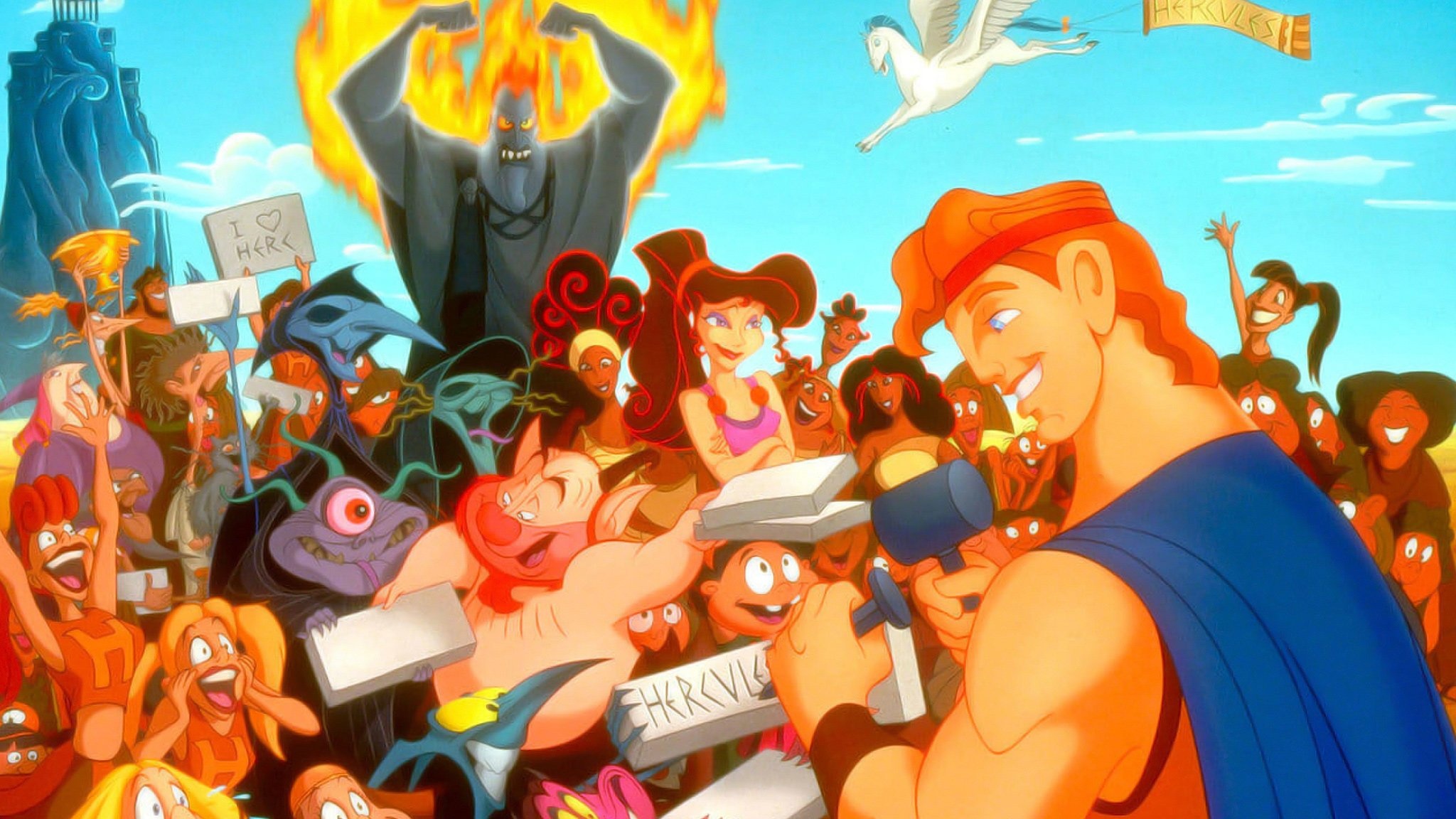 Hercules movie, Rakuten TV, Disney animation, Hercules character, 2050x1160 HD Desktop