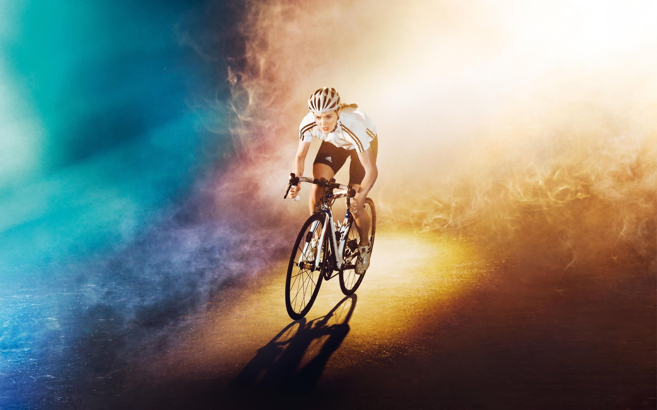Cycling (Cycle Sport): UCI's World Championships 2022, Les Gets In France, Cyclist. 2560x1600 HD Background.