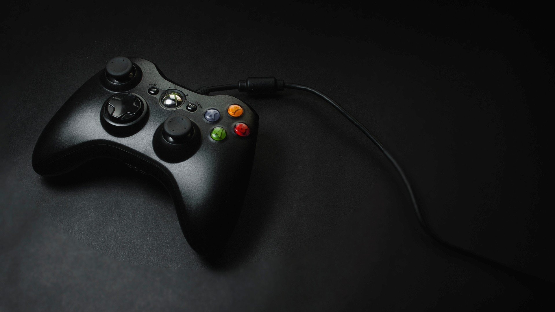 Xbox: The primary game controller for Microsoft's home video game console. 1920x1080 Full HD Wallpaper.