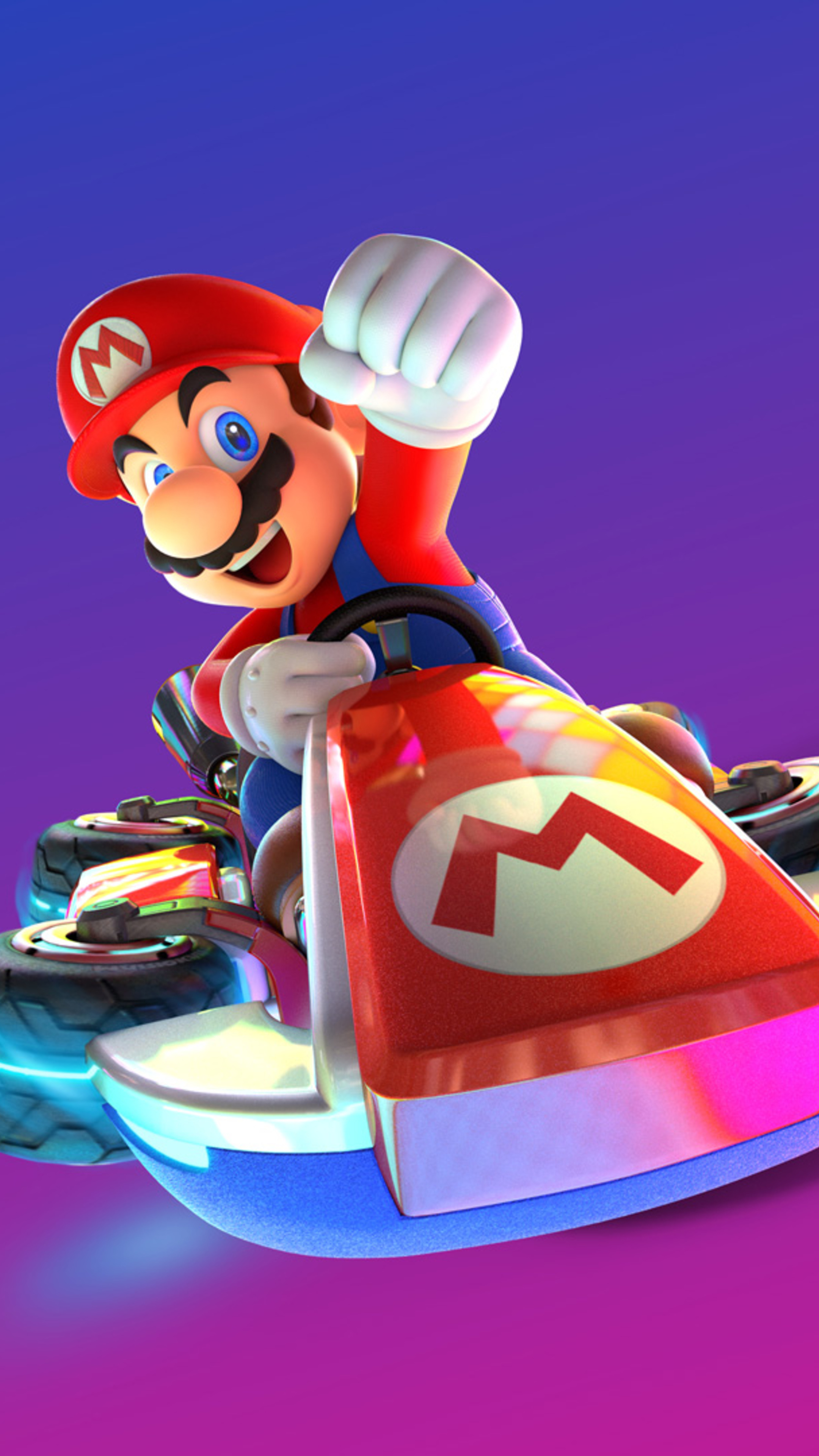 Mario Kart, Deluxe edition game, Xperia wallpapers, Gaming excitement, 2160x3840 4K Phone