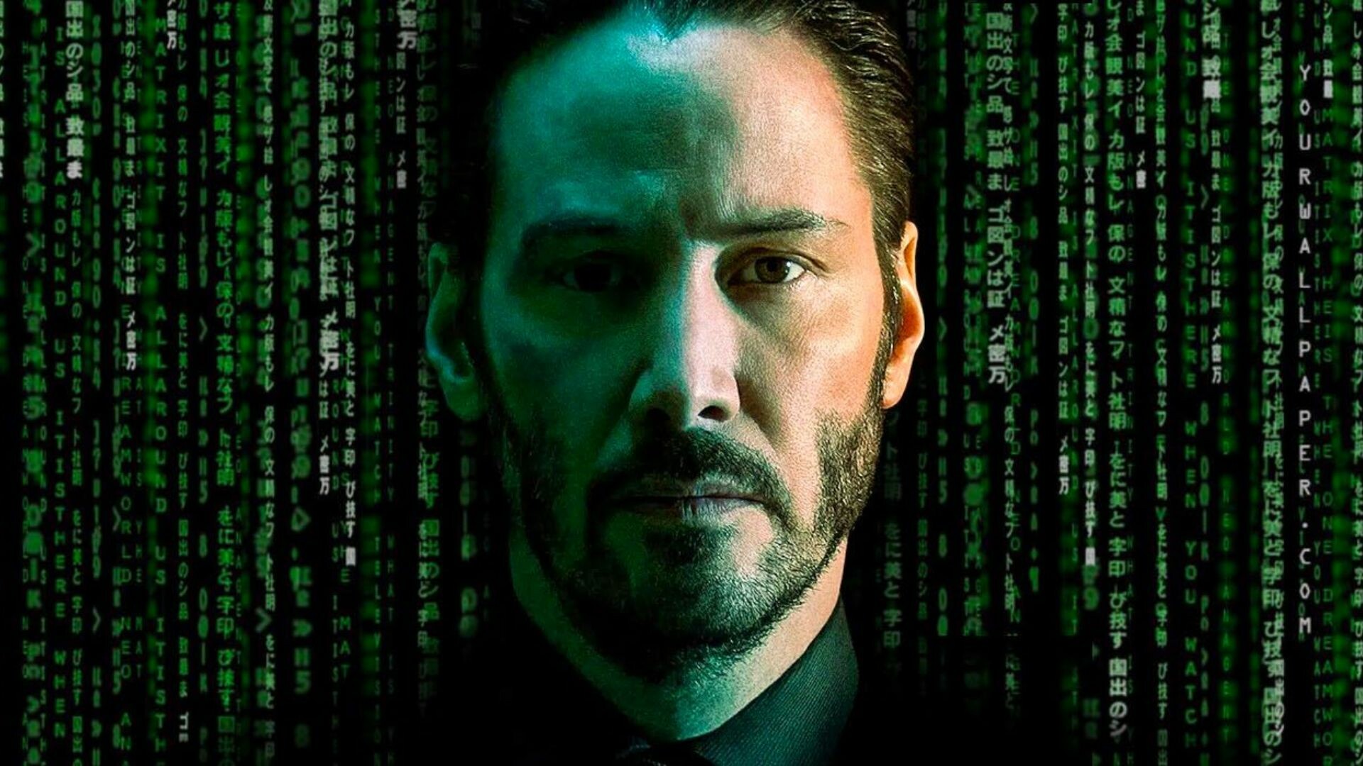 Matrix Franchise: Neo, Lives a seemingly ordinary life as a video game developer having trouble with distinguishing fantasy from reality. 1920x1080 Full HD Background.