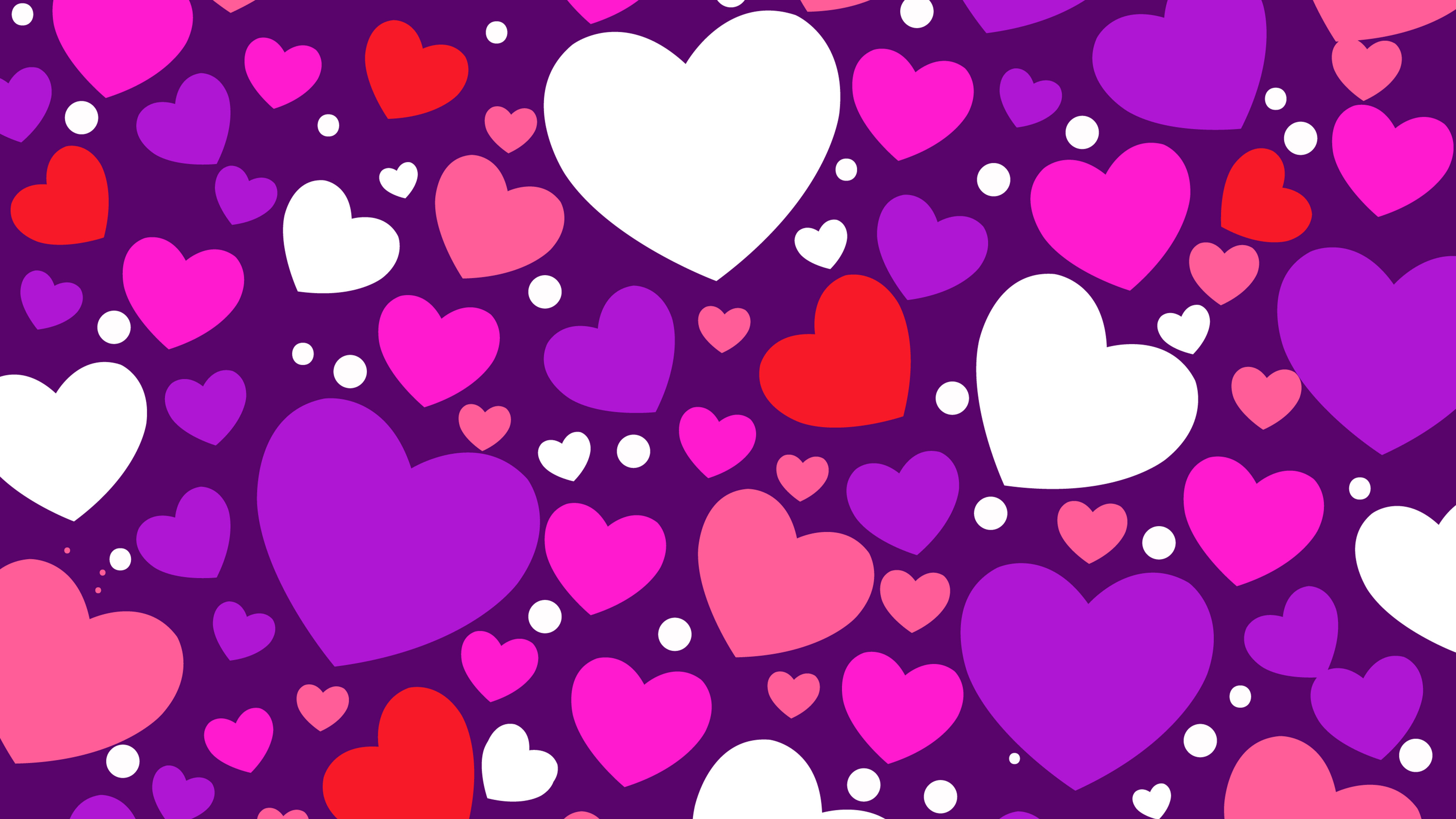 Heart: An emblematic symbol in many religions, signifying "truth, conscience or moral courage. 3840x2160 4K Background.