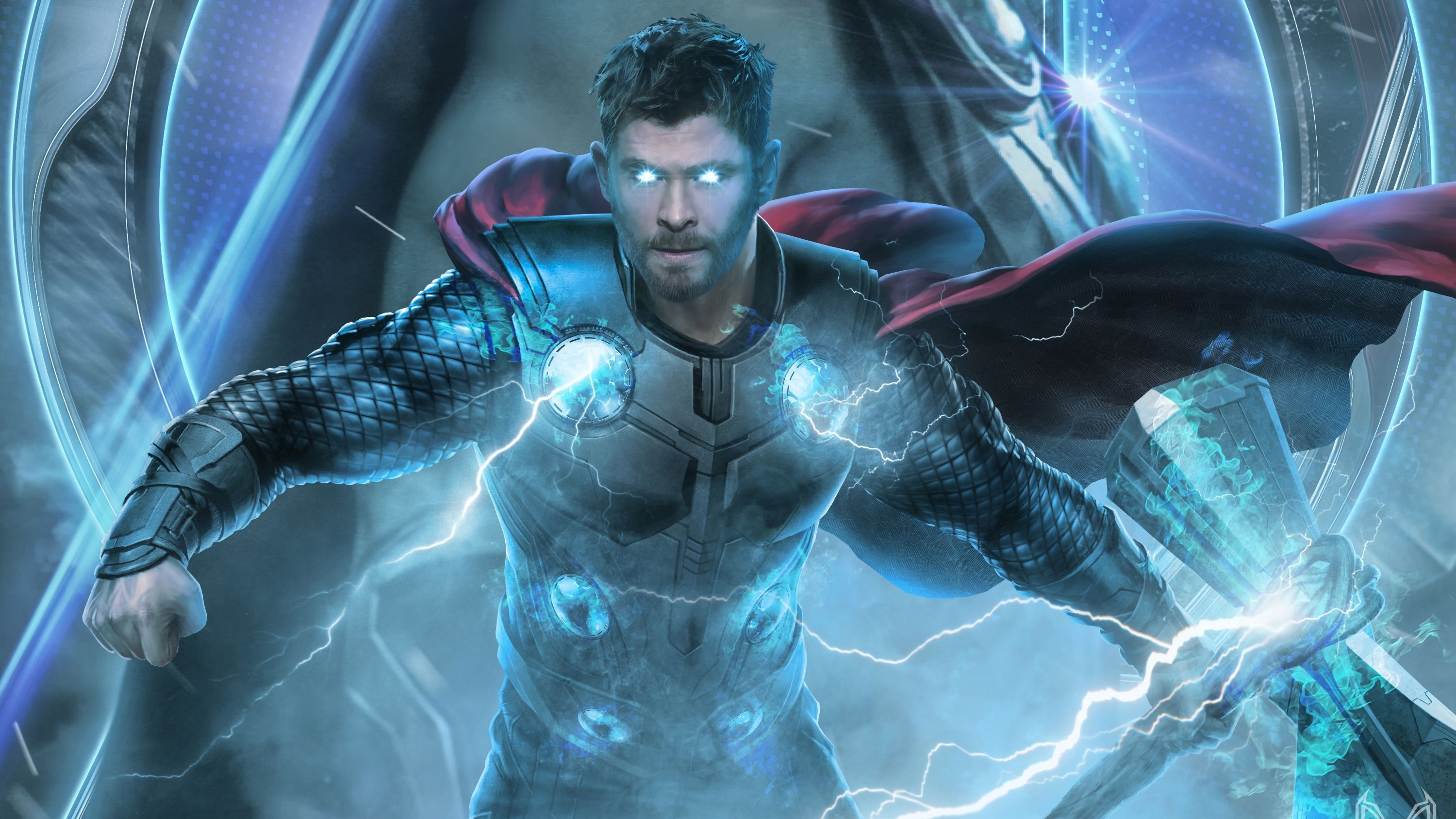 Thor, Endgame wallpapers, Epic conclusion, Marvel's Avengers, 3000x1690 HD Desktop