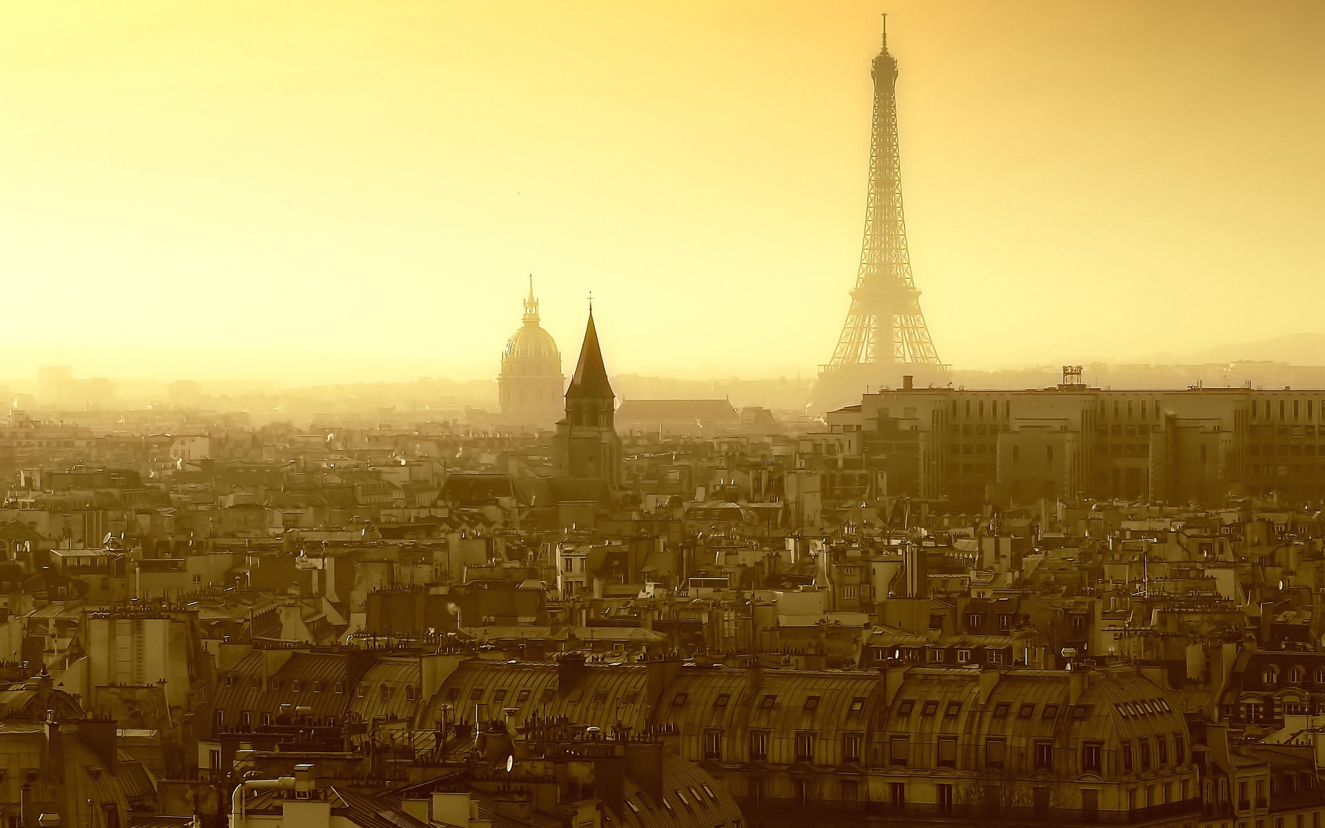 Paris Skyline, Eiffel Tower view, Paris travel, Skyline wallpaper, 1920x1200 HD Desktop