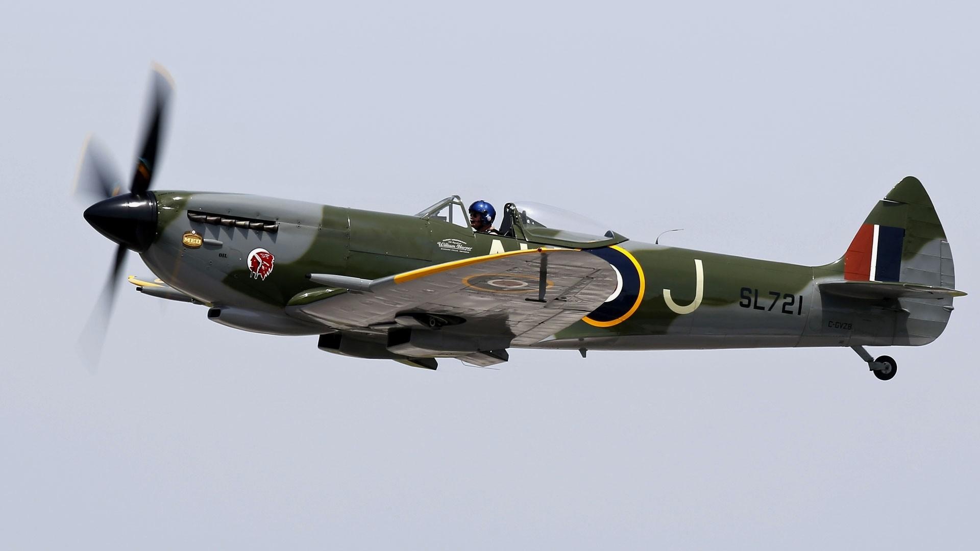 Warbird photography, Supermarine Spitfire, Historic aircraft, Skyward adventure, 1920x1080 Full HD Desktop