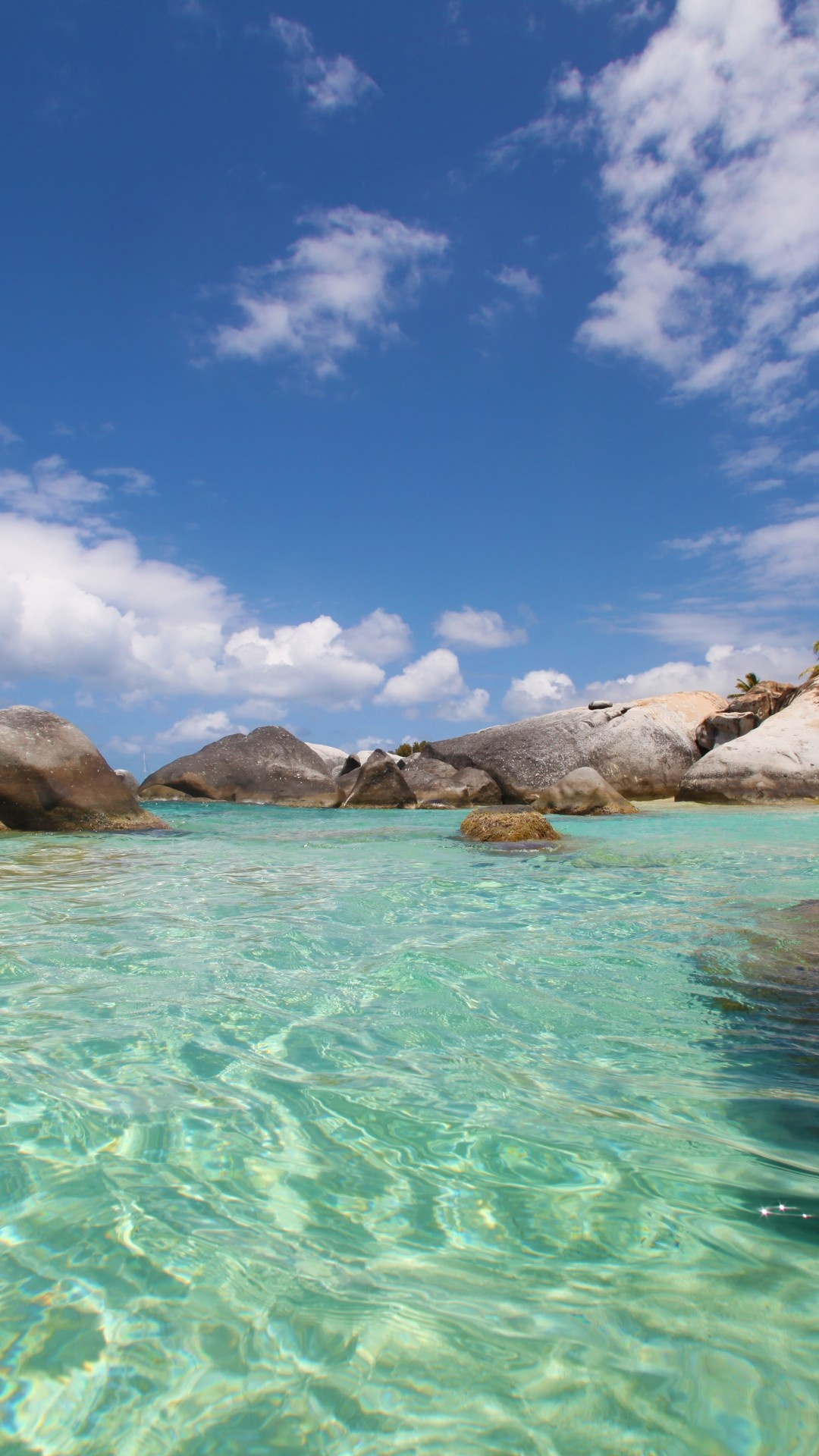 The Baths, Virgin Gorda, British Virgin Islands, Beaches, 1080x1920 Full HD Phone