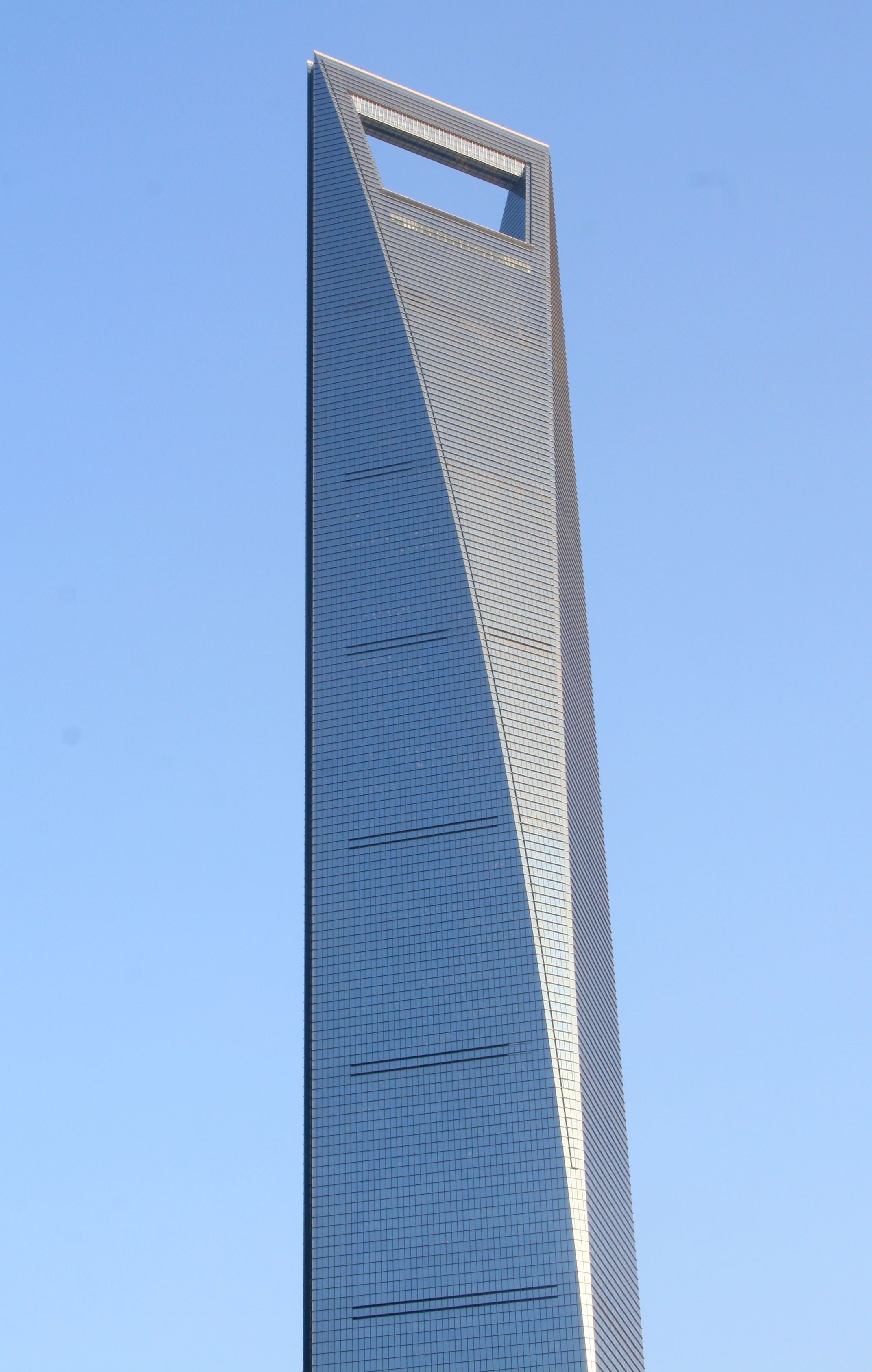 Beeindruckende Architektur des Shanghai World Financial Center, 2150x3380 HD Handy