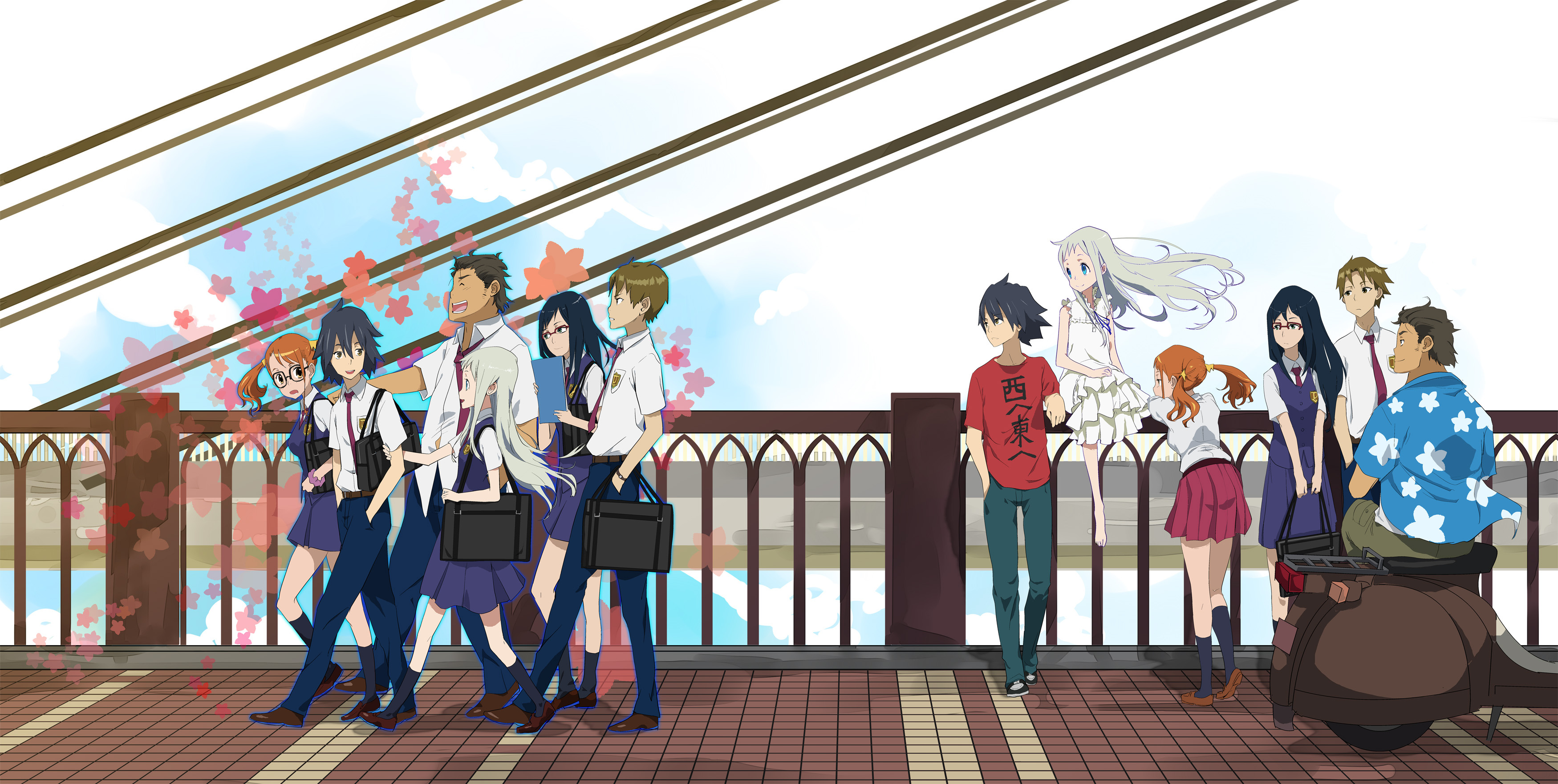 Anohana: The Flower We Saw That Day, HD wallpapers, Backgrounds collection, Anime series, 3500x1770 HD Desktop