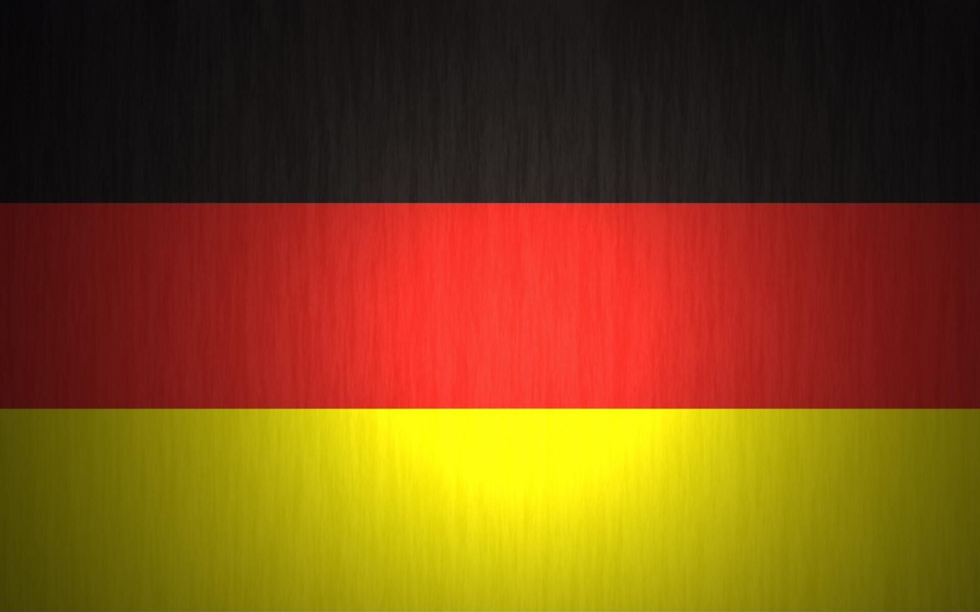 Flag of Germany: Great power with a strong economy, A global leader in several industrial, scientific and technological sectors. 1920x1200 HD Background.