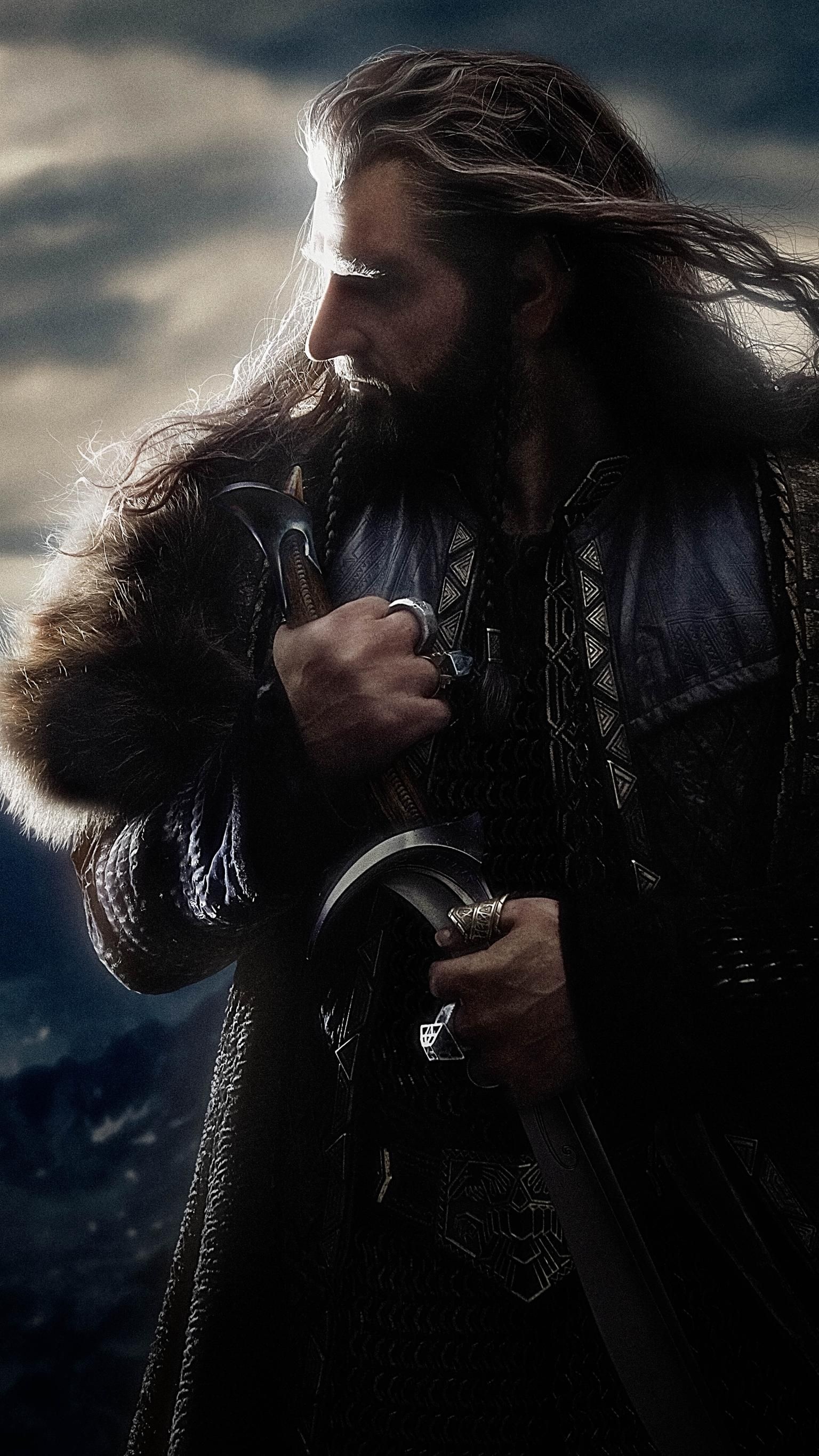 Desolation of Smaug, Thorin Oakenshield, Movie wallpaper, Cinematic masterpiece, 1540x2740 HD Handy