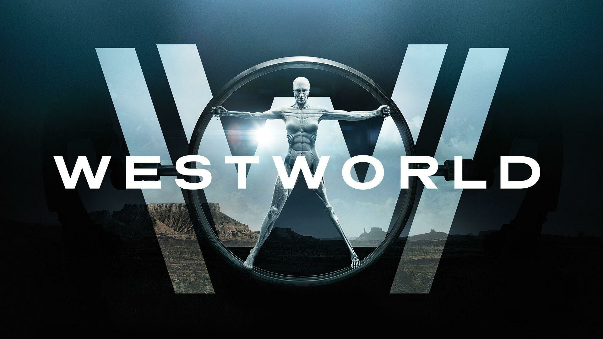 Westworld: Based on the 1973 feature film directorial debut by Michael Crichton. 1920x1080 Full HD Background.