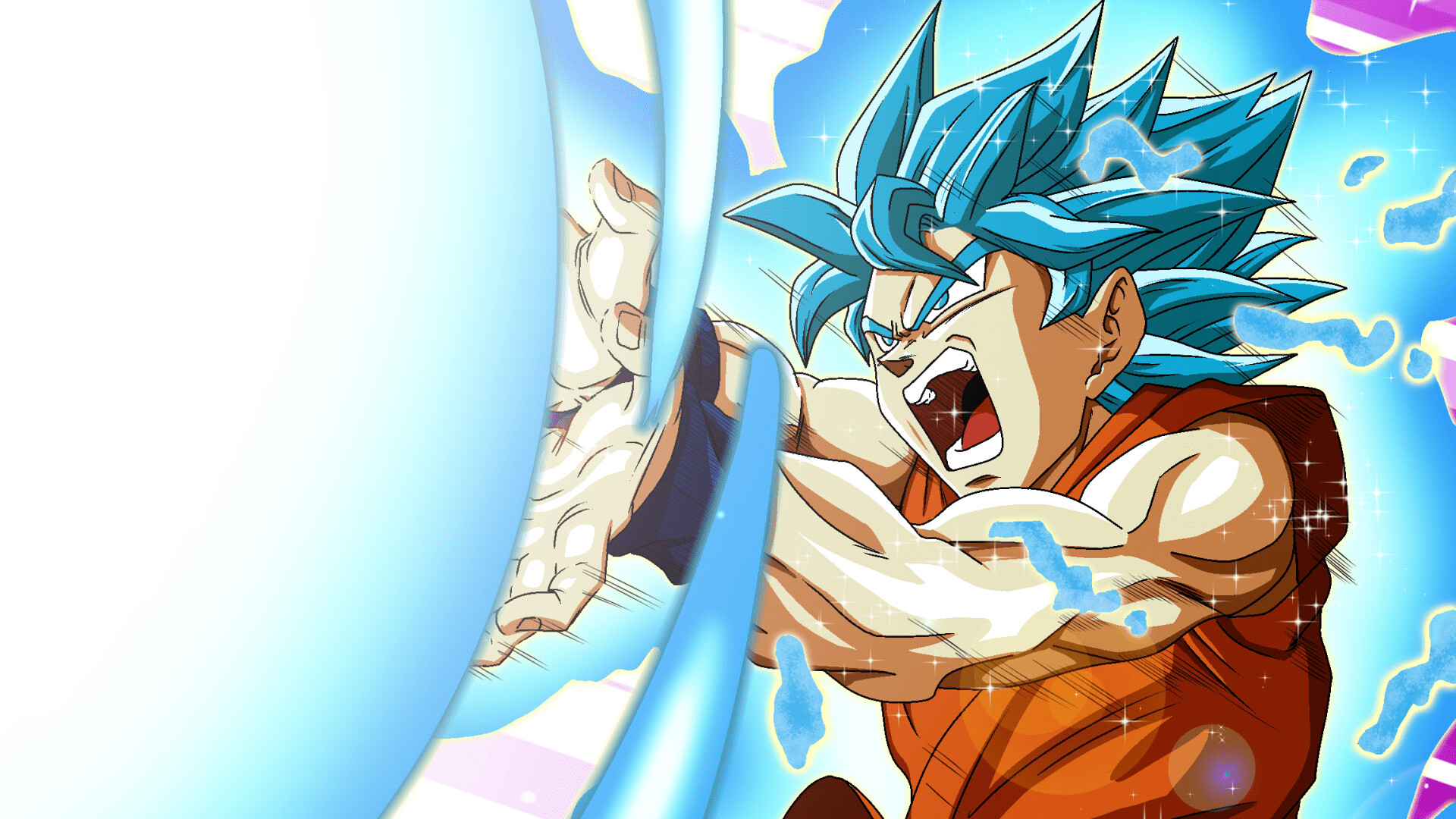 Goku Kamehameha: Character in the Dragon Ball media franchise possessing superhuman strength, Best anime characters. 1920x1080 Full HD Background.