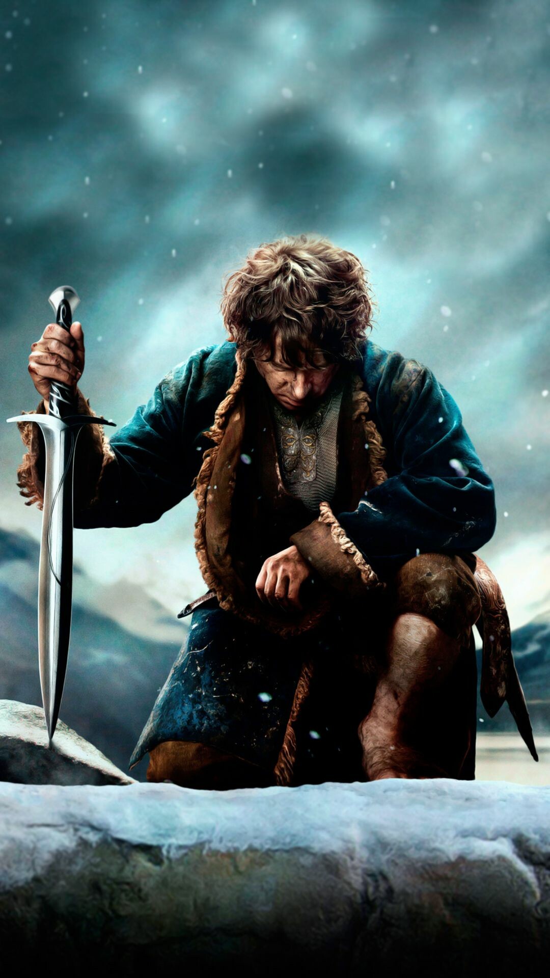 The Hobbit: The Battle of the Five Armies, A 2014 epic high fantasy adventure film, Bilbo. 1080x1920 Full HD Wallpaper.