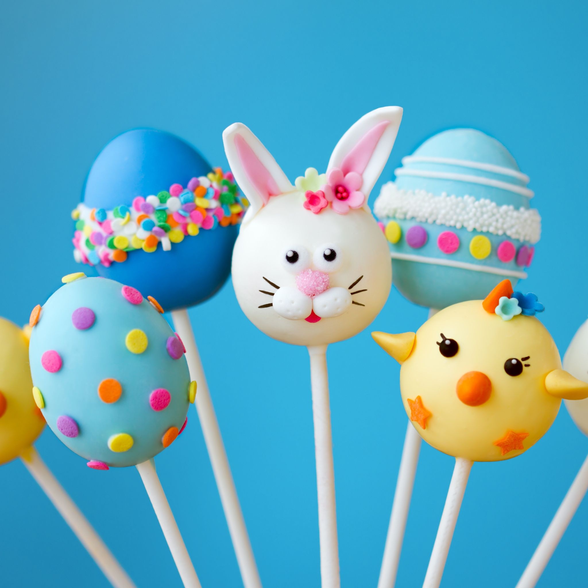 Cute and sweet lollipops, Adorable candy treats, Sugary cuteness, Playful wallpaper, 2050x2050 HD Phone