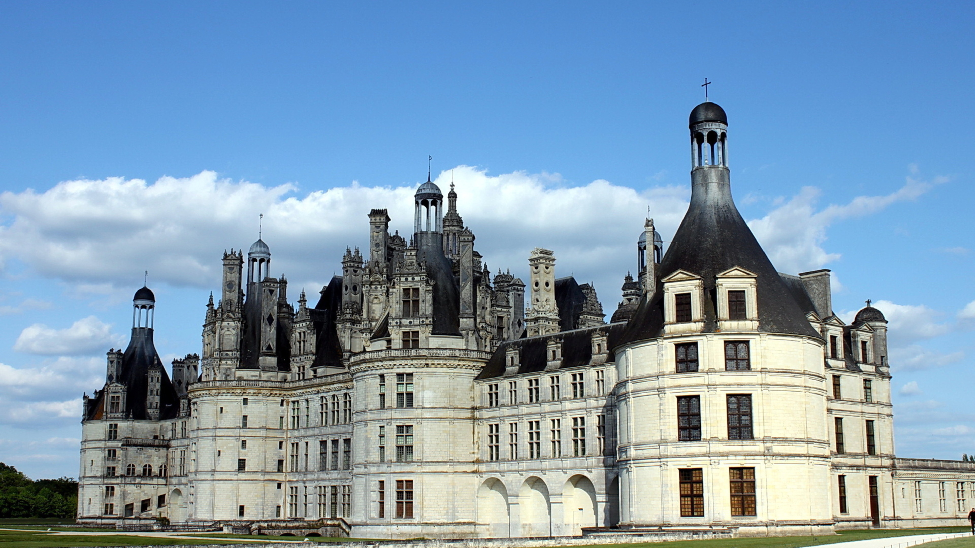 Chateau de Chambord, Schloss und mehr, 3840x2160 4K Desktop