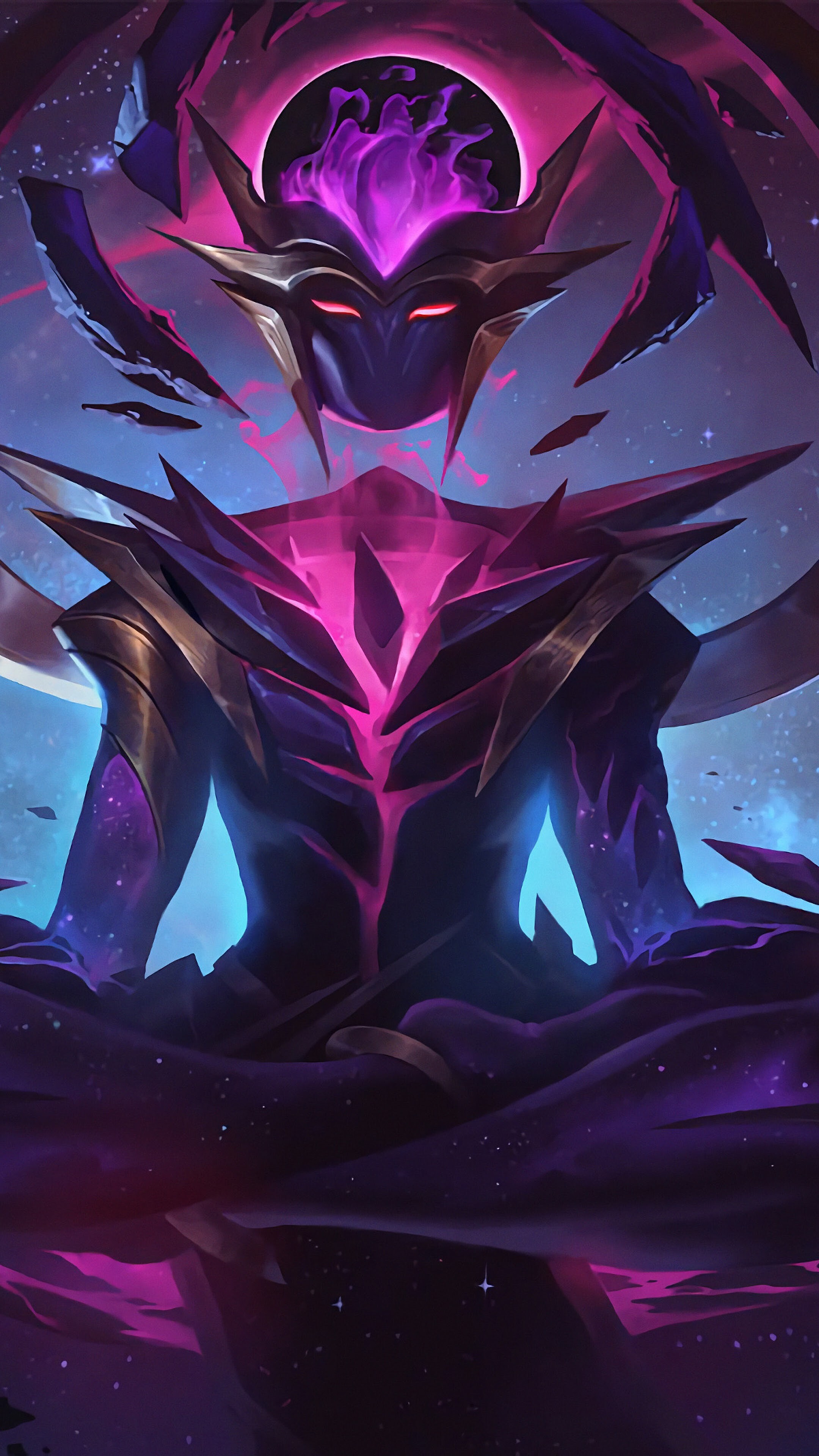 League of Legends, Dark star universe, Zoey Tremblay's post, Cosmic themes, 2160x3840 4K Phone