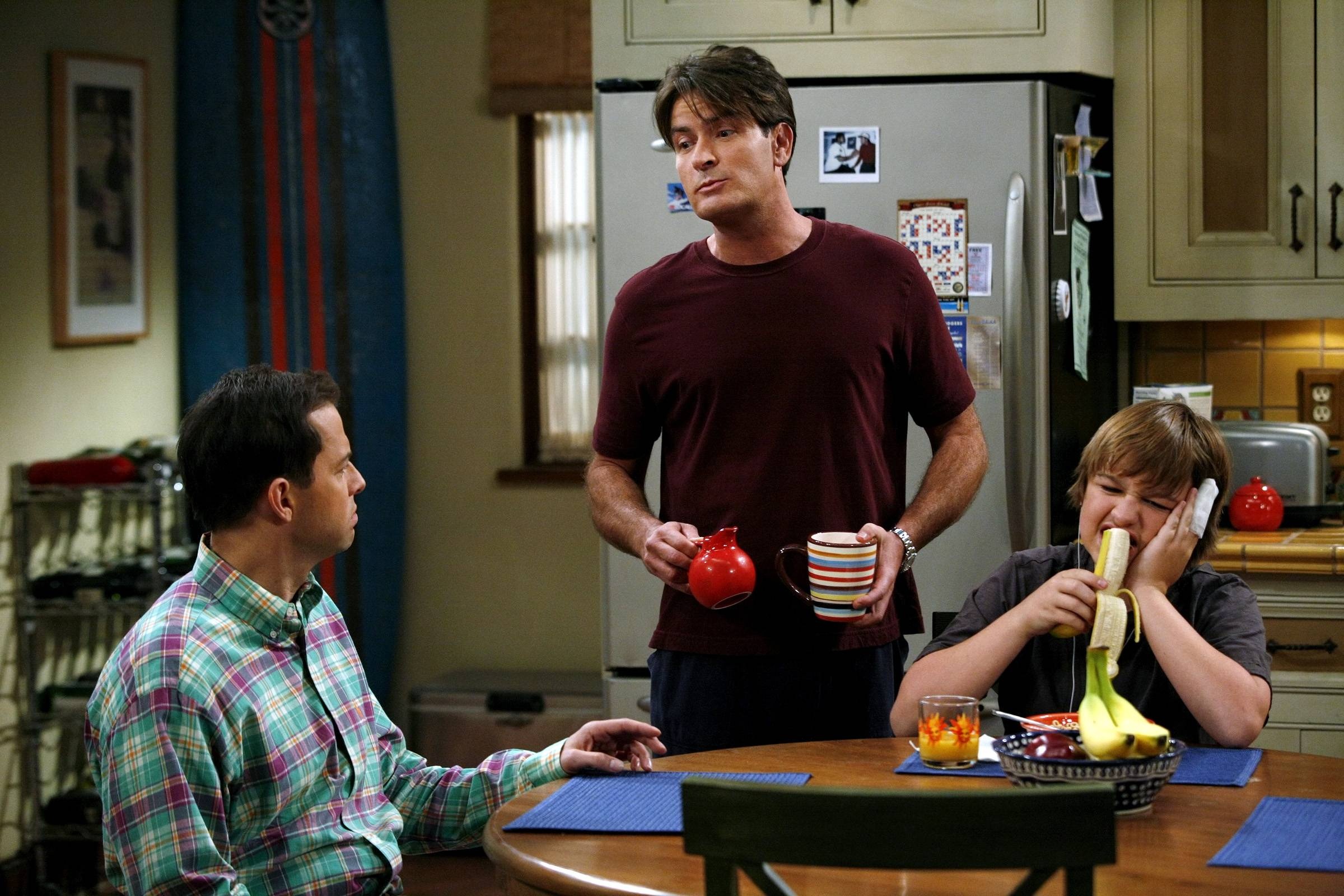 Two and a Half Men, TV comedy gem, Iconic sitcom, Laugh-out-loud funny, 2400x1600 HD Desktop