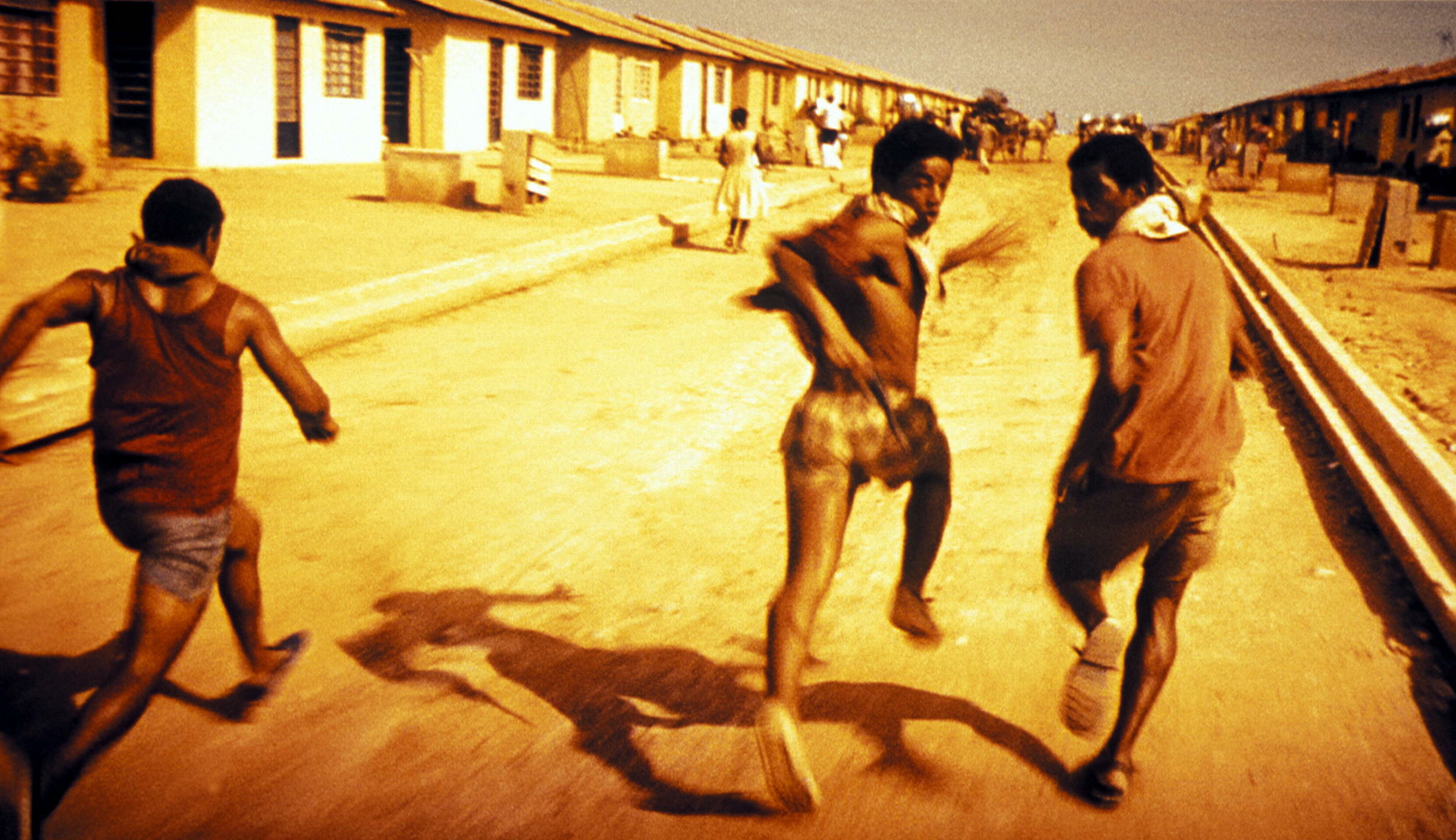 City of God: A 2002 Brazilian epic crime film co-directed by Fernando Meirelles and Katia Lund. 3330x1920 HD Background.