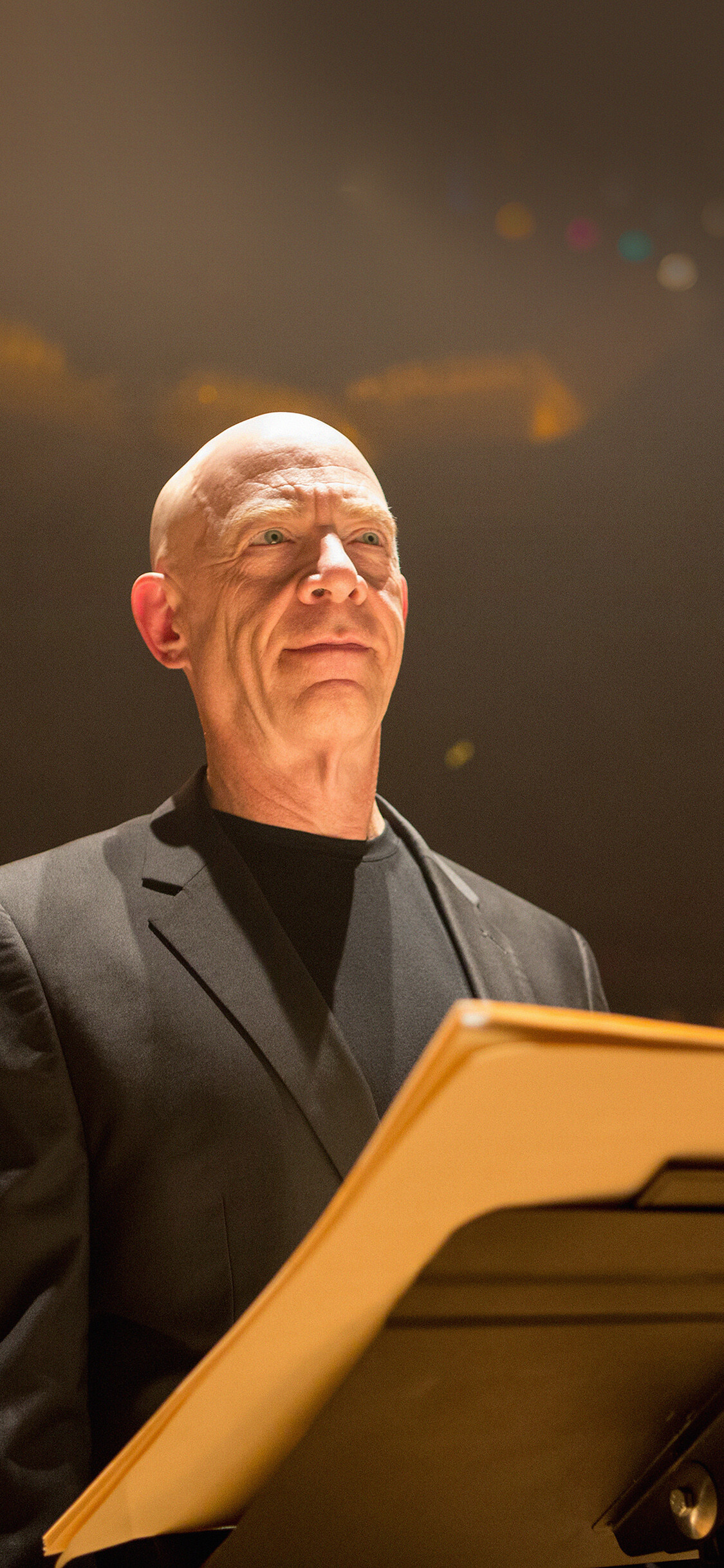 Whiplash: Simmons' portrayal of Fletcher won him The Academy Award for Best Supporting Actor. 1130x2440 HD Wallpaper.