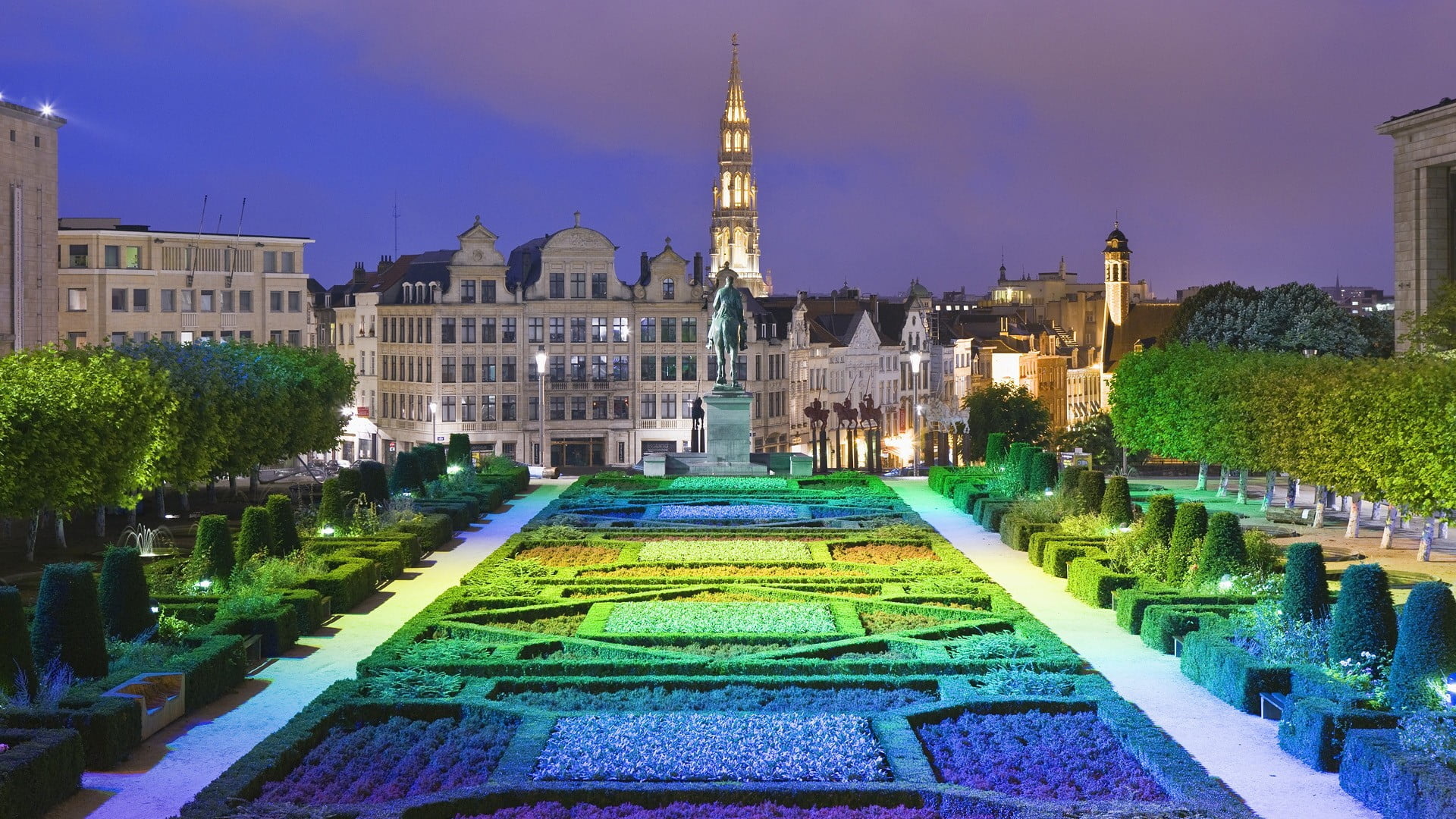 Landmark City, Cityscape, Belgium, Brussels, 1920x1080 Full HD Desktop