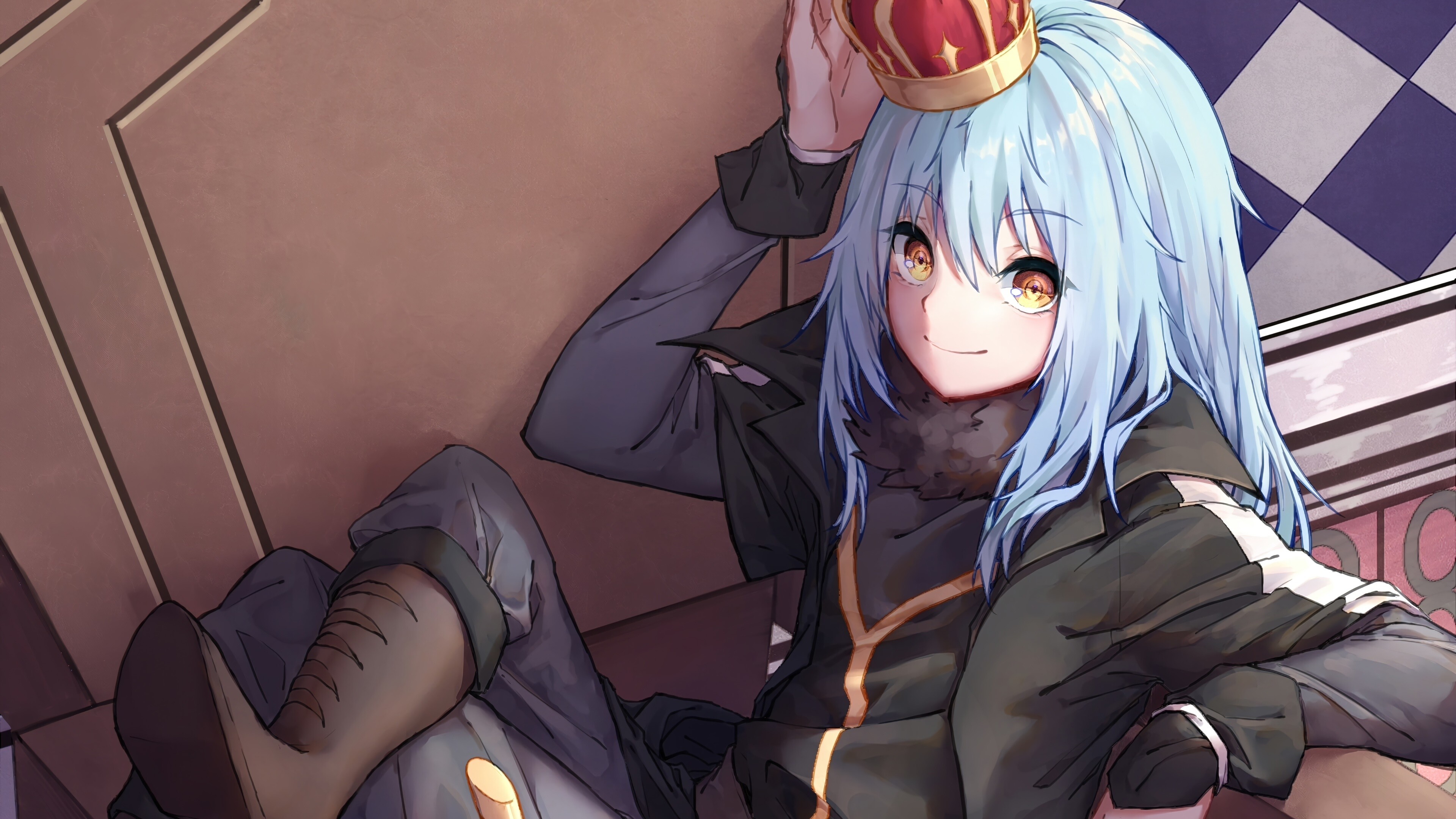 That Time I Got Reincarnated as a Slime: Great Demon Lord, A partner and best friend of the True Dragon Veldora Tempest. 3840x2160 4K Wallpaper.