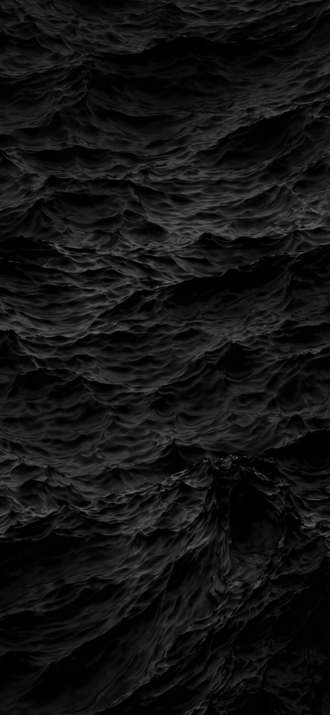 Water, Black Wallpaper, 1130x2440 HD Handy