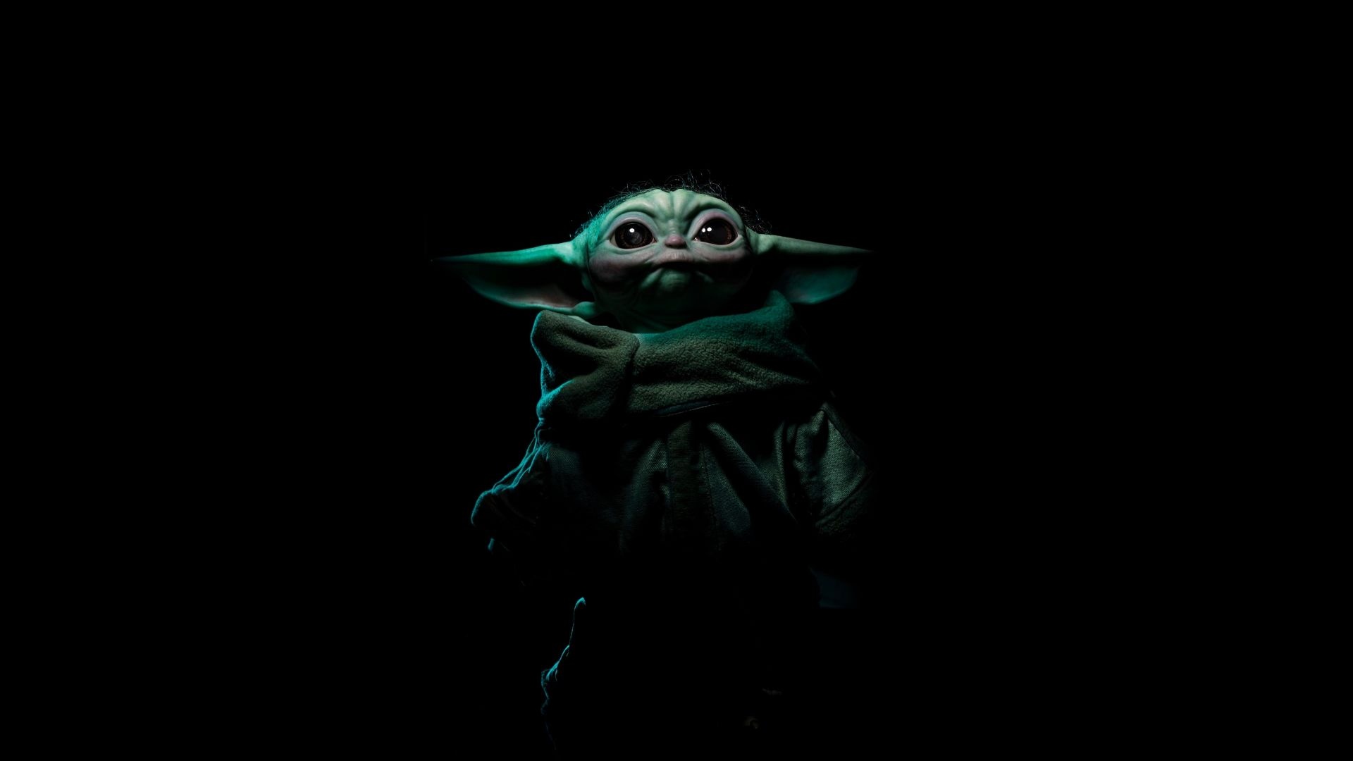 Baby Yoda, Star Wars Fan Art, 2021, HD, 1920x1080 Full HD Desktop