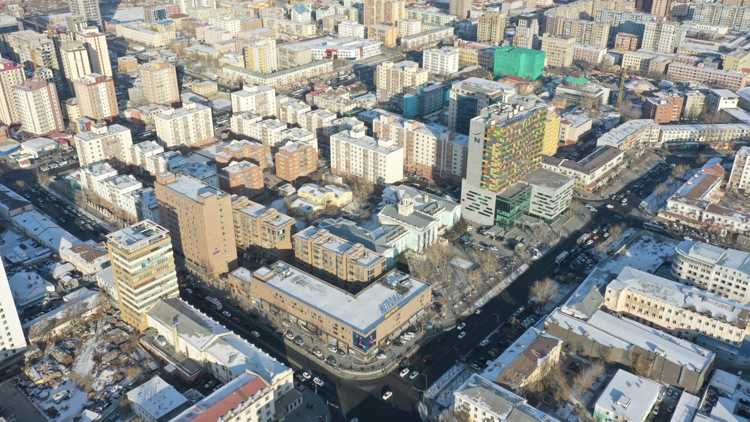 Ulaanbaatar, Mongolia, Capital City, Cold, 2560x1440 HD Desktop
