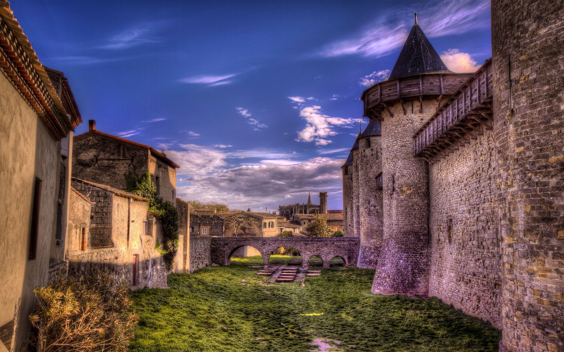 Hochauflösende Bilder, die die Schönheit von Carcassonne zeigen, 1920x1200 HD Desktop
