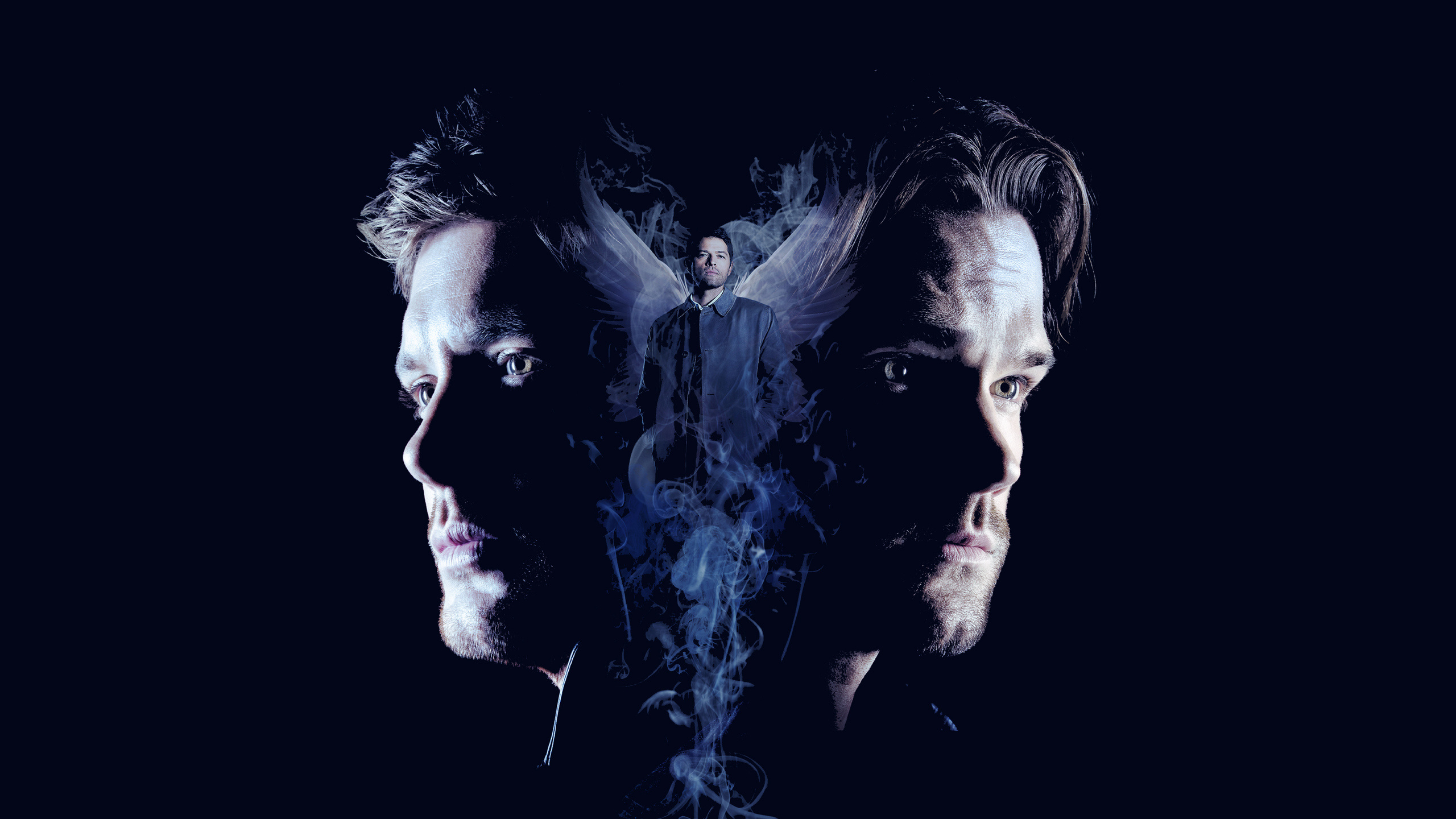 Sam Winchester: Season 15, A Man of Letters, along with his older brother Dean. 2560x1440 HD Background.